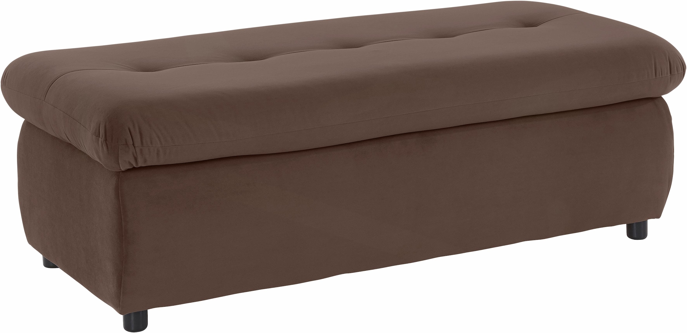 TRENDMANUFAKTUR Hocker »Indie II, bequemer Bankhocker mit Staufach unter der Sitzfläche«