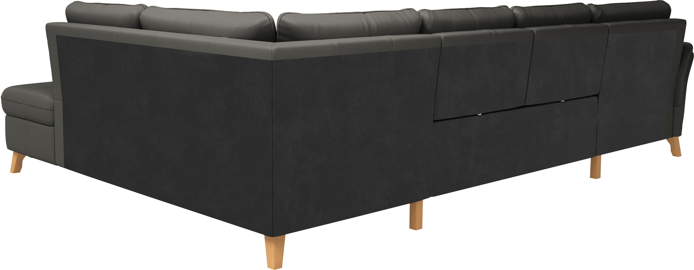 sit&more Wohnlandschaft »Göteborg«, inkl. Sitztiefenverstellung, wahlweise mit Bettfunktion & Bettkasten