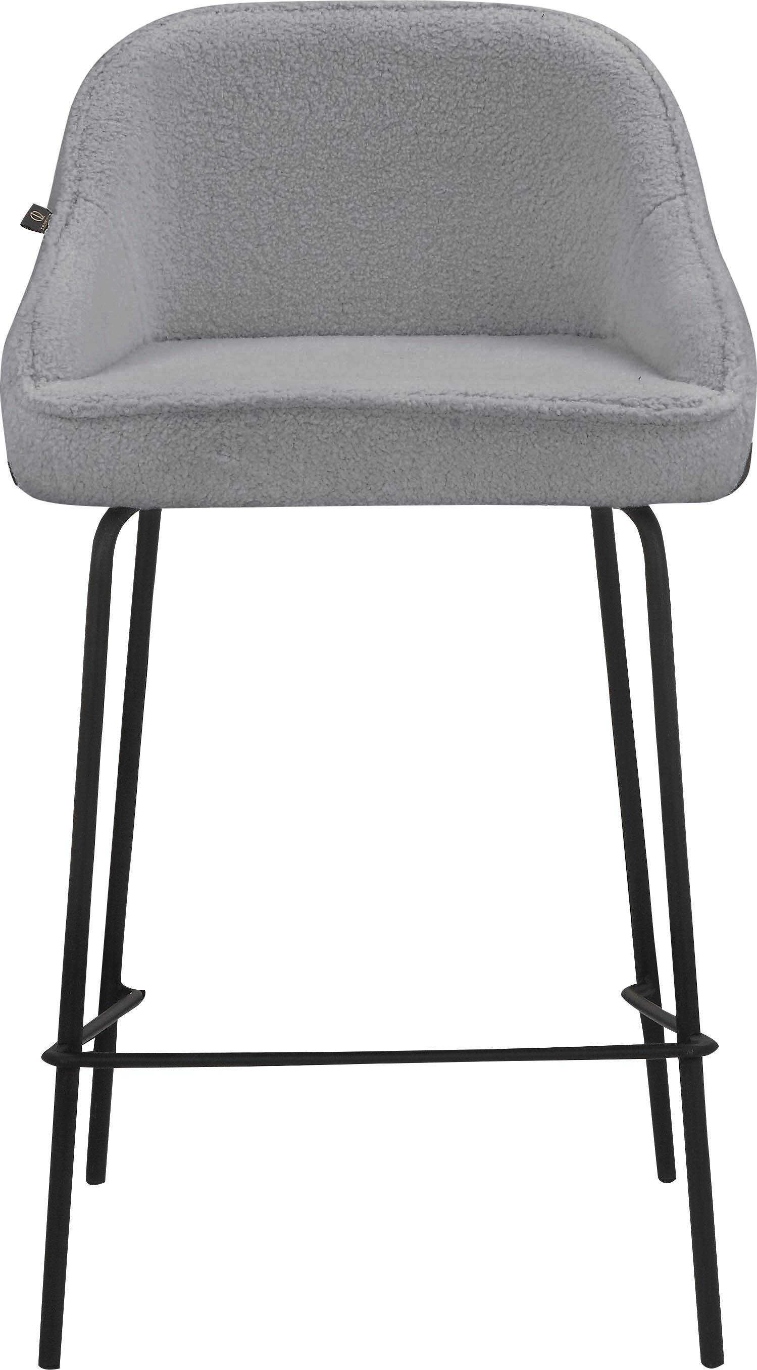 Leonique 4-Fussstuhl »Puant«, 2 St., Struktur, mit Stoff aus Polyester/recyceltem Polyester, Sitzhöhe 65 cm