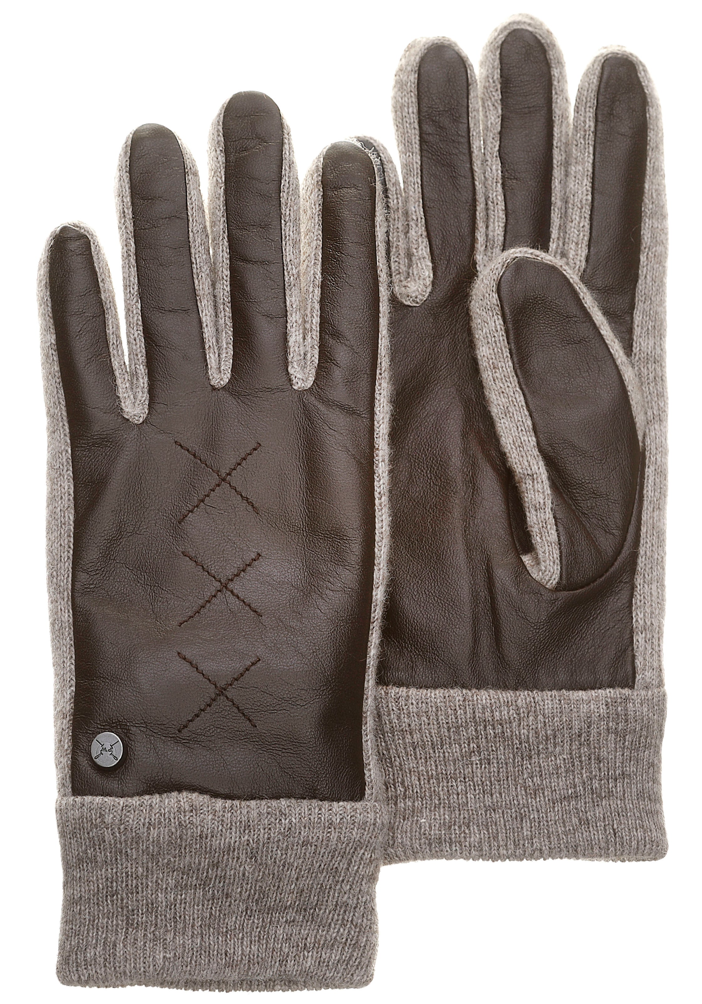 PEARLWOOD Strickhandschuhe »SMILLA« 1 Paar, weiches Fleece-Innenfutter, Temperaturregulierend, Strickbündchen