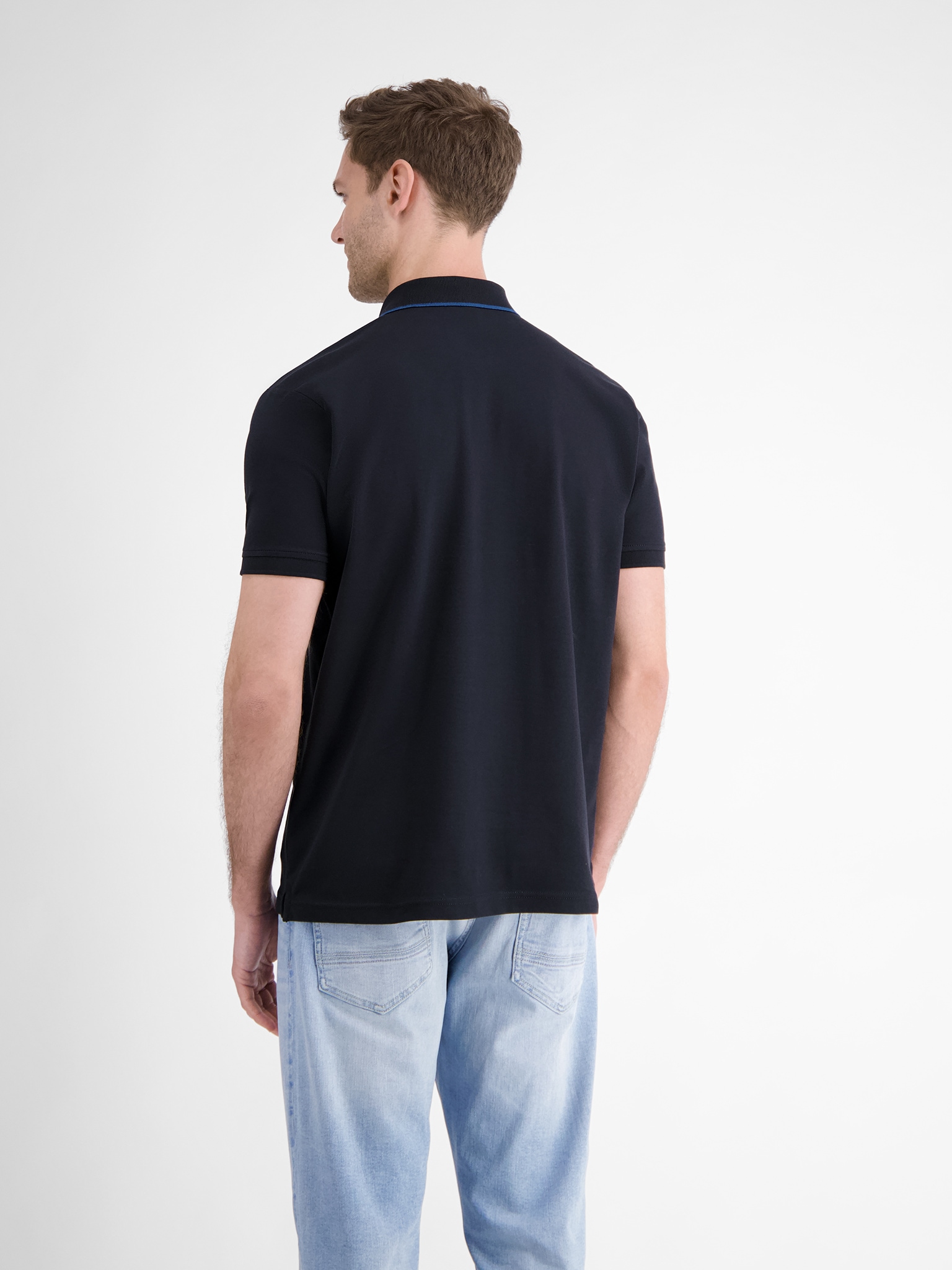 LERROS Poloshirt, mit Logo Stickerei