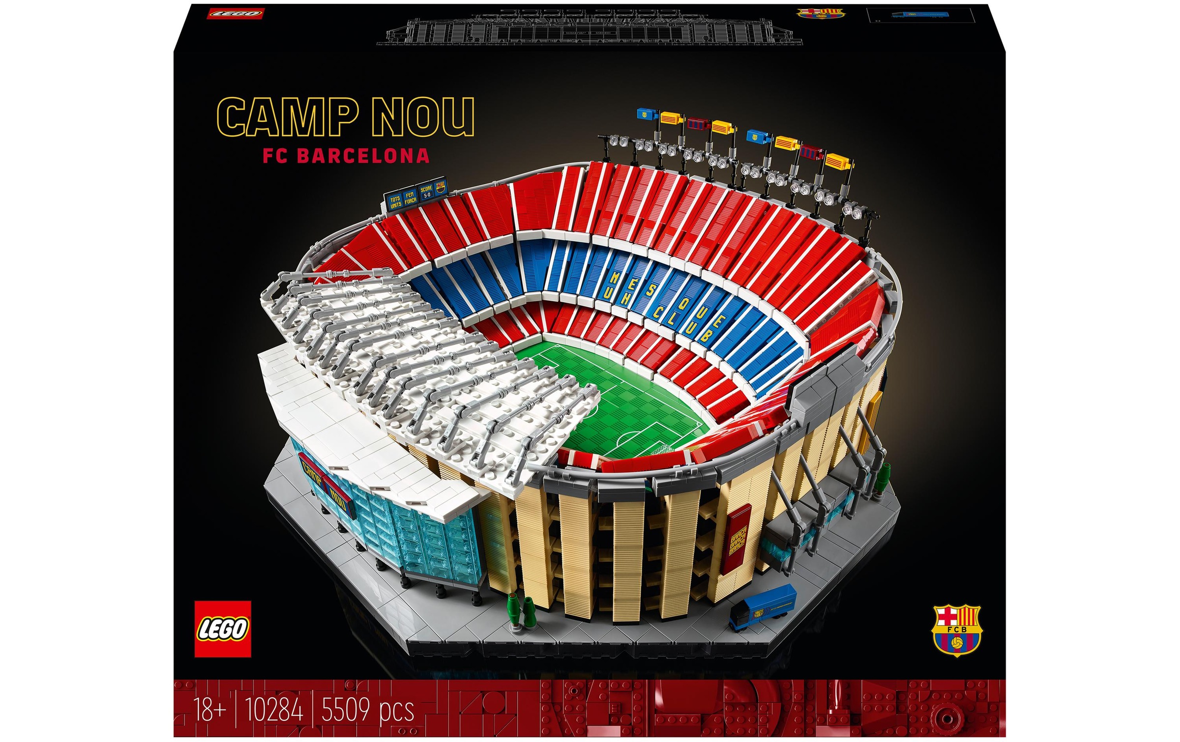 LEGO® Konstruktionsspielsteine »Nou - FC Barcelona 10284«