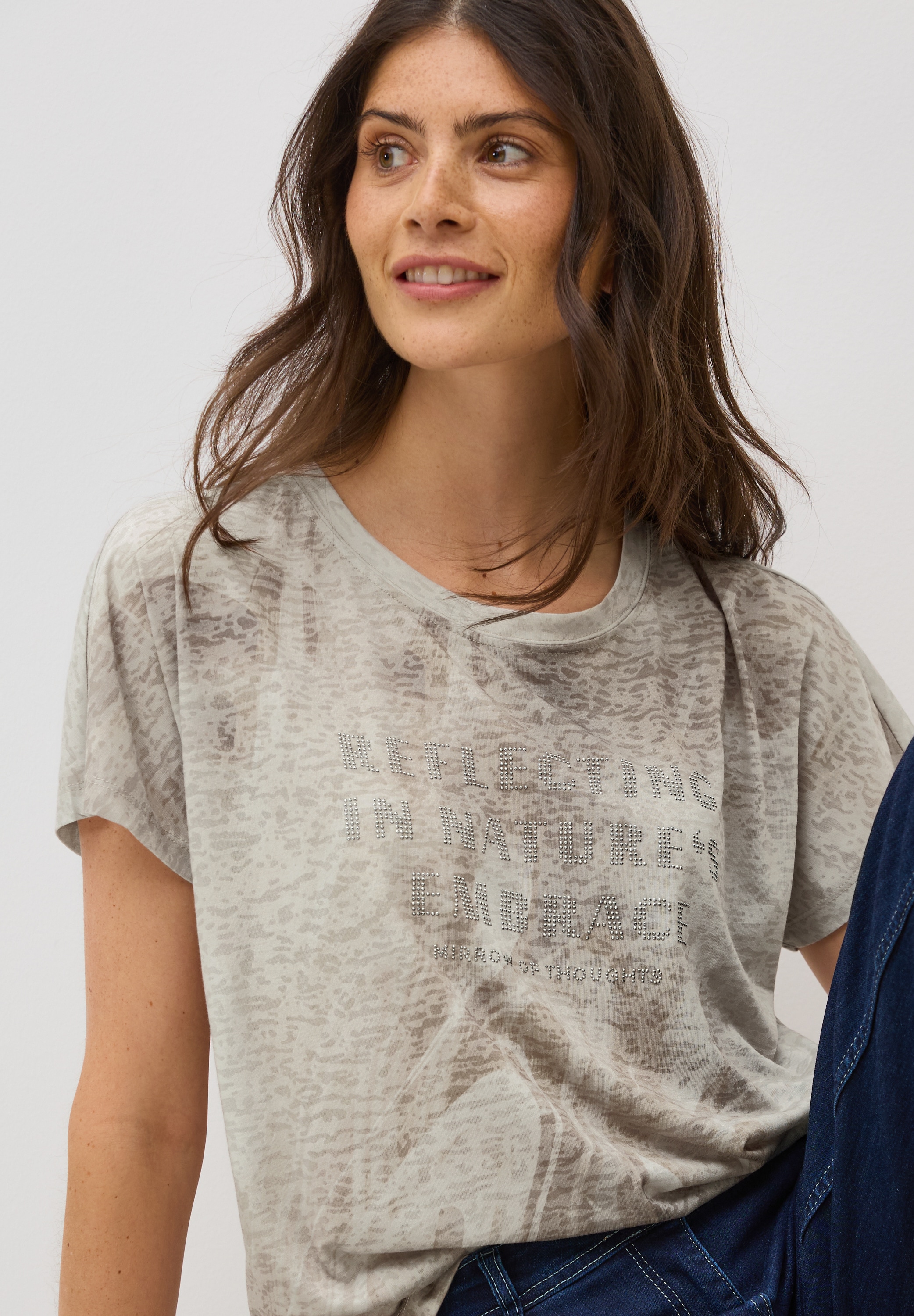 Cecil T-Shirt, mit Wording