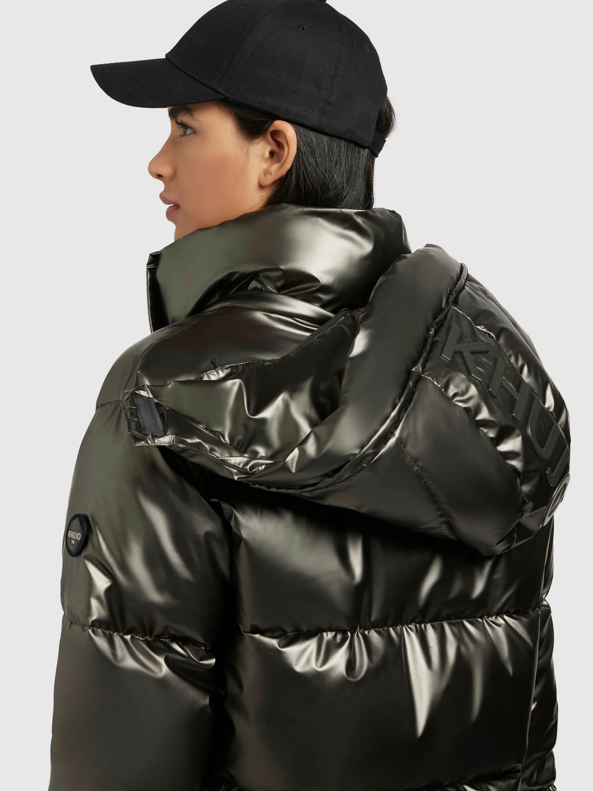 khujo Steppjacke »DEVINA SHINY«, mit Kapuze
