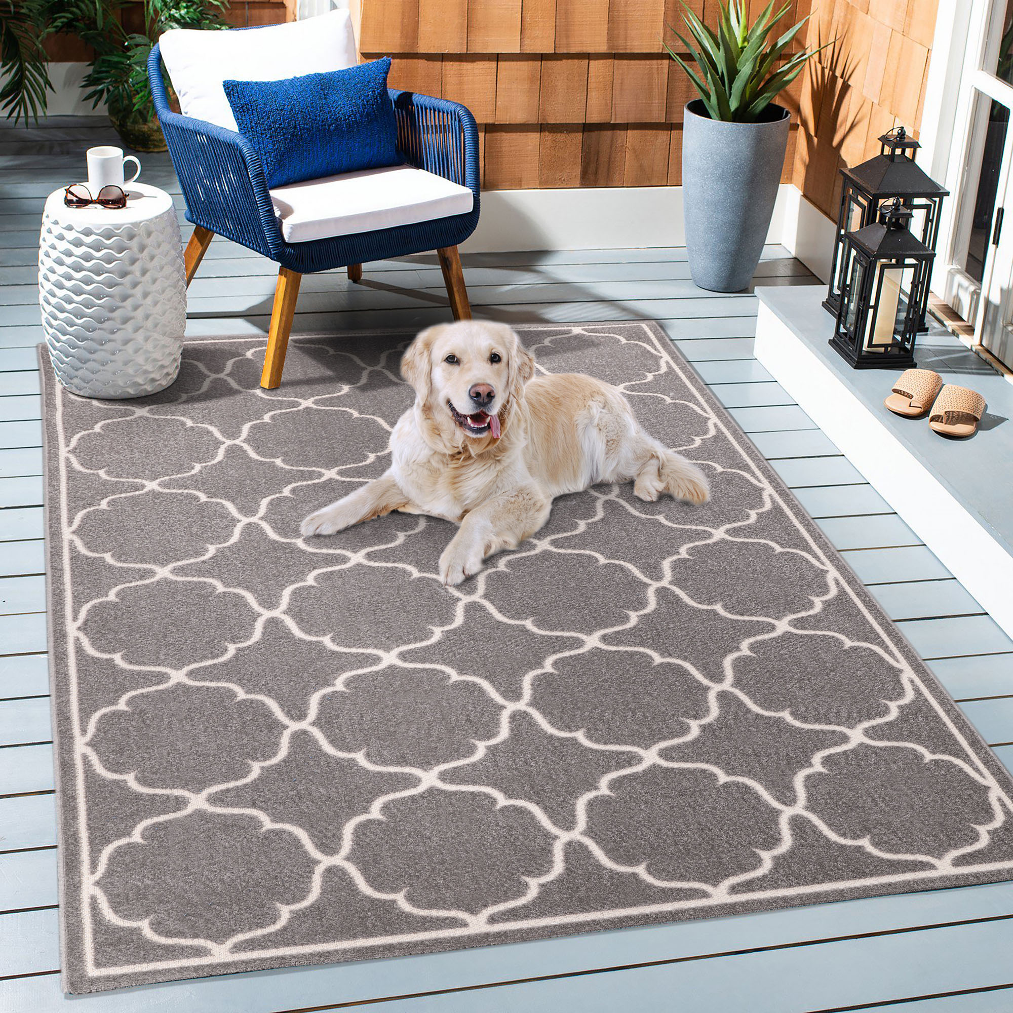 Sanat Teppich »Berlin« rechteckig 6 mm Höhe In -und Outdoor geeignet, robust und pflegeleicht