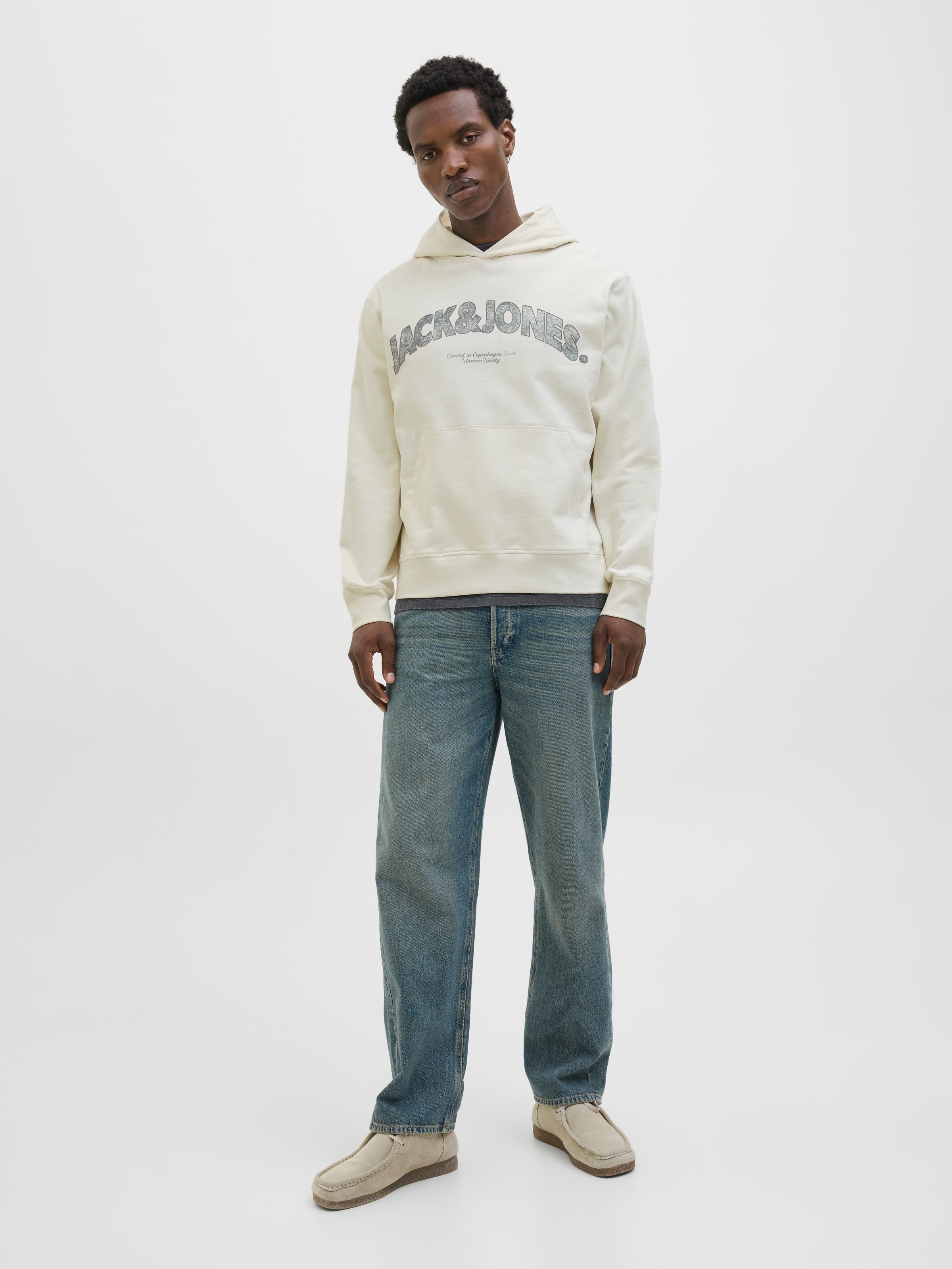 Jack & Jones Kapuzensweatshirt »JORALMERIA SWEAT HOOD«, mit Logo Print