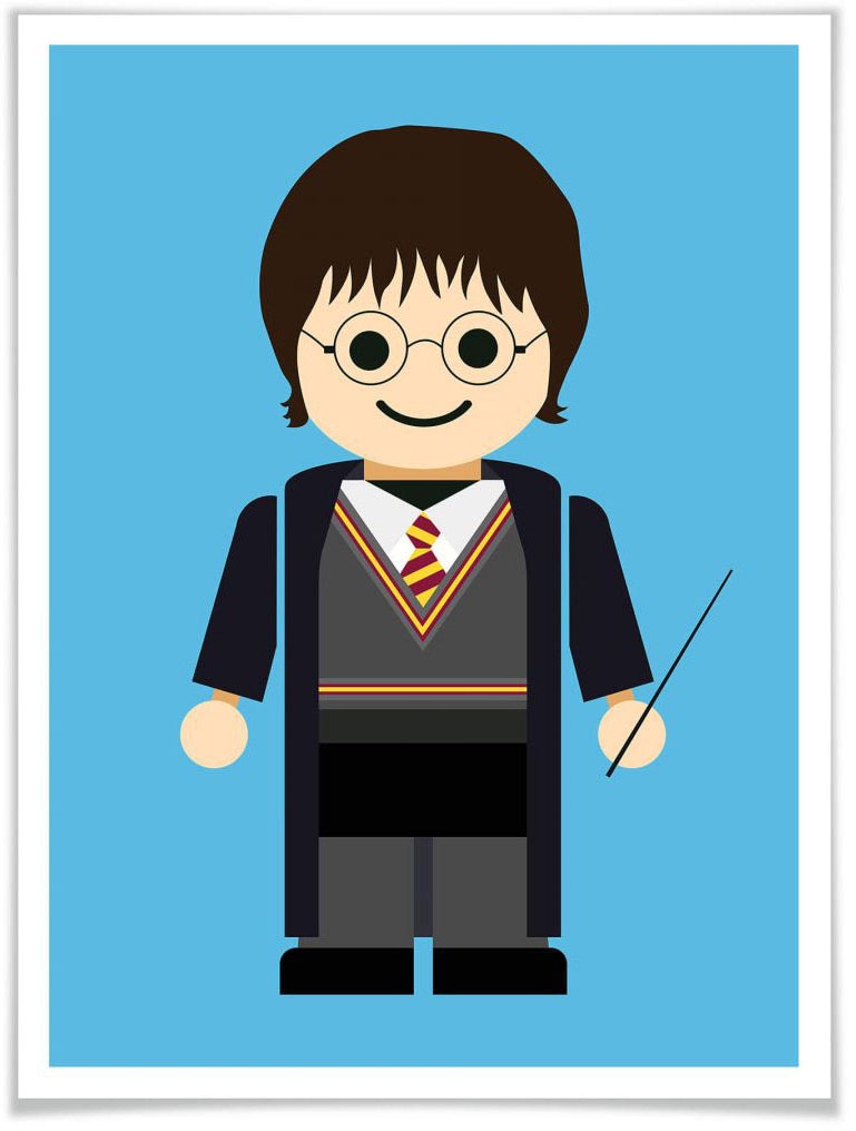 (1 Poster Wandposter Kinder, | Potter shoppen Spielzeug«, Bild, Wall-Art »Playmobil Jelmoli-Versand Harry online Poster, Wandbild, St.),