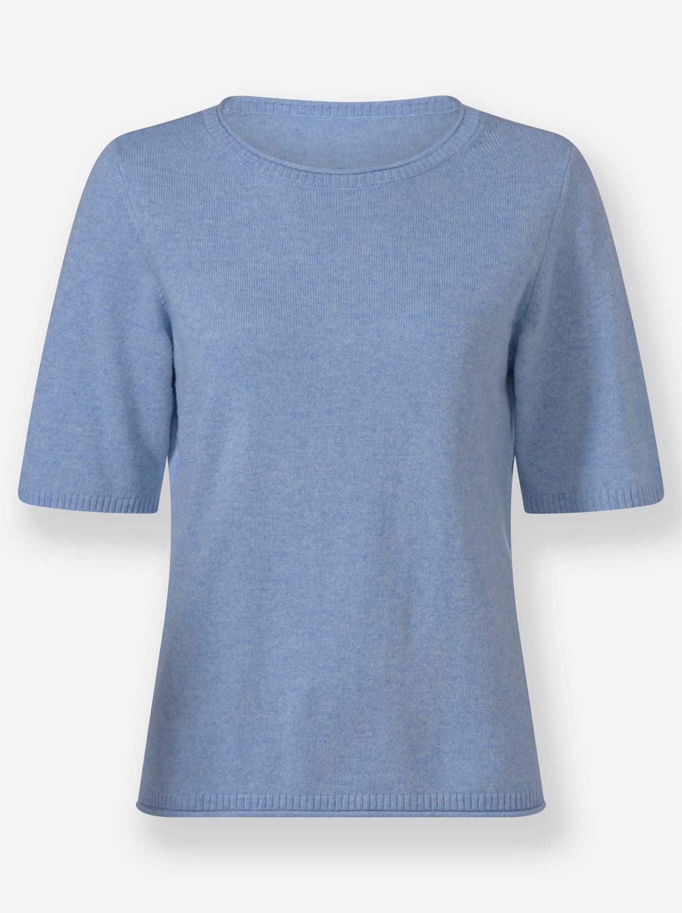 Inspirationen Kurzarmpullover »Feinstrick-Pullover«