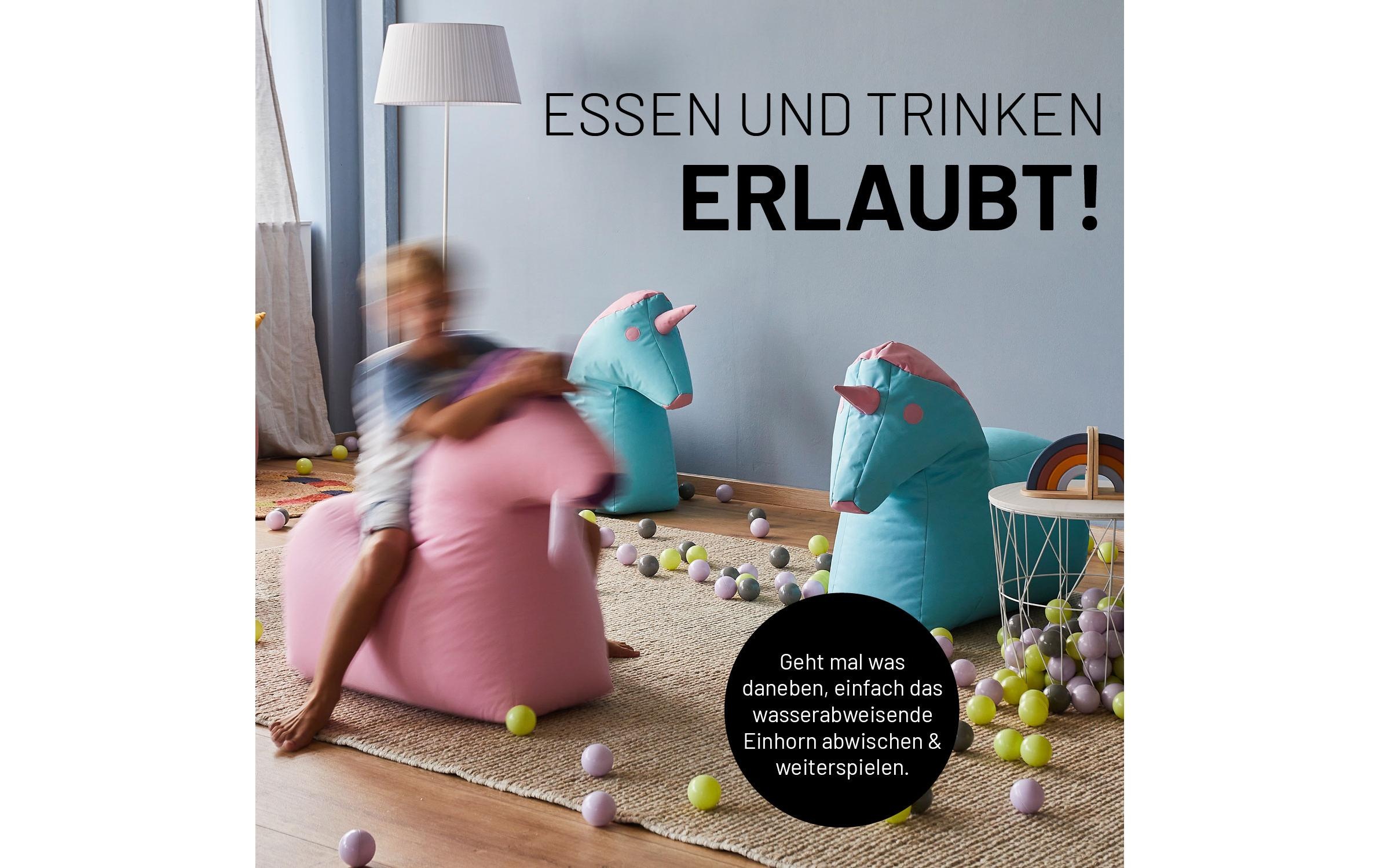 Lumaland Sitzsack »Einhorn 120 L, 75 x 65 cm«
