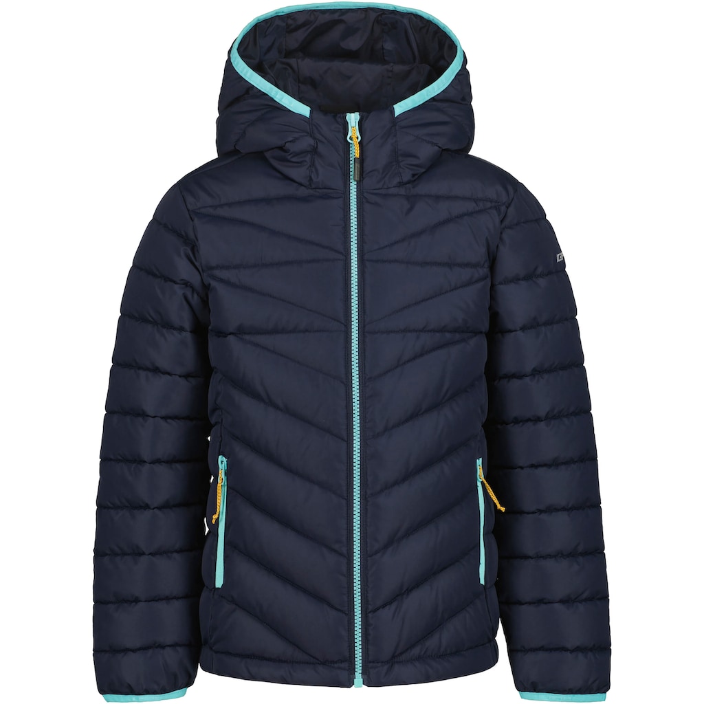 Icepeak Steppjacke »KENYON - für Kinder«, mit Kapuze, Atmungsaktiv & Winddicht & Wärmend