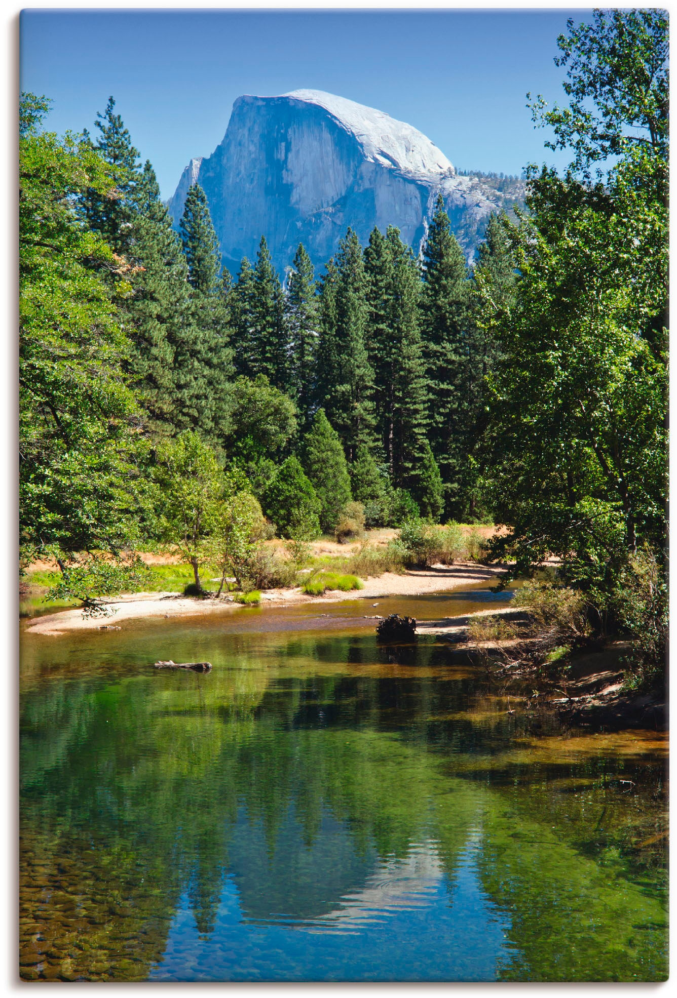 Artland Wandbild »Yosemite Valley Half Dome River of Mercy«, Gewässer ...