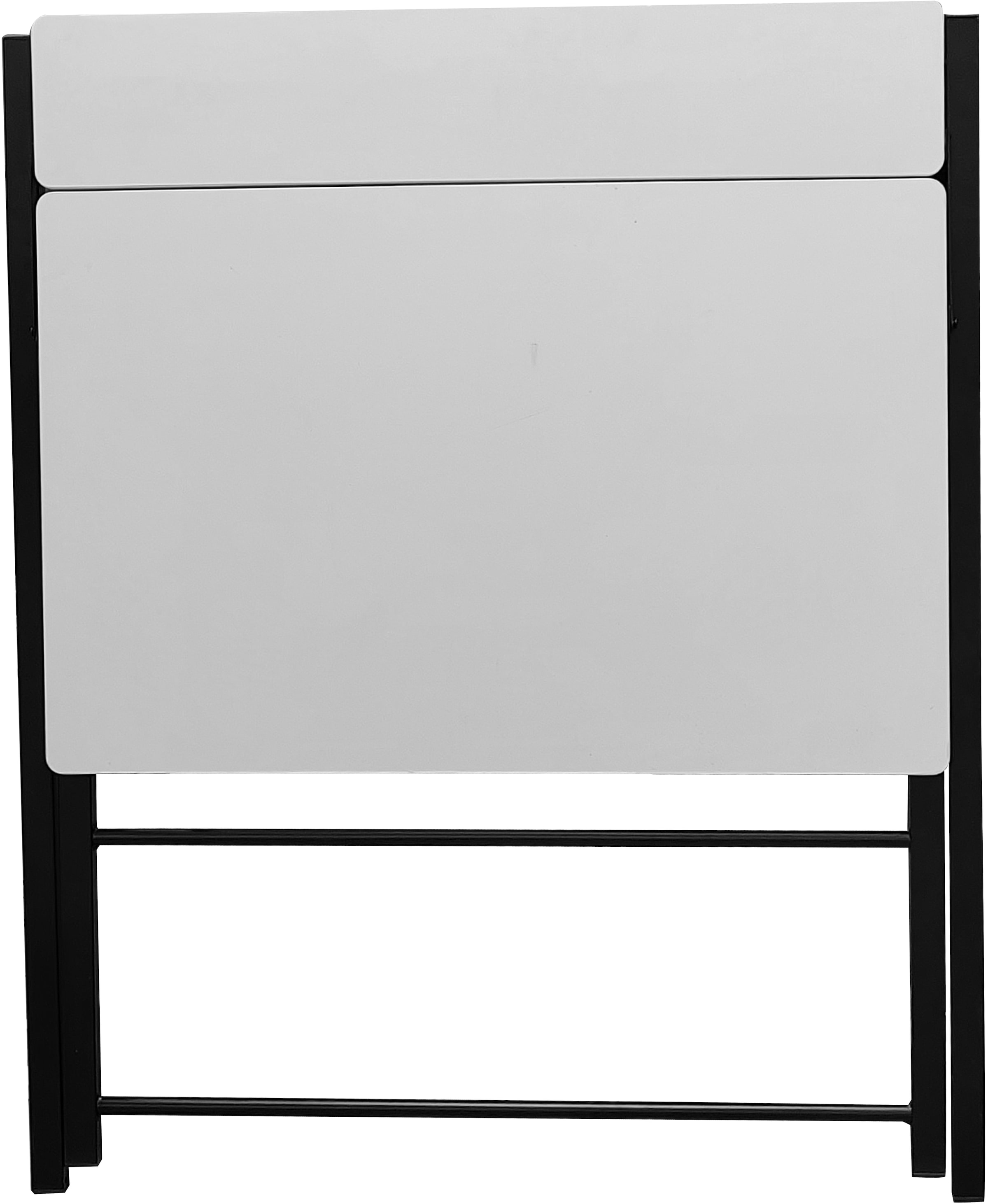 INOSIGN Computertisch »SULBY, Laptoptisch, Schreibtisch, mit Ablage,«, Metallgestell, zusammenklappbar, platzsparend, max. 86,5x82,5 cm