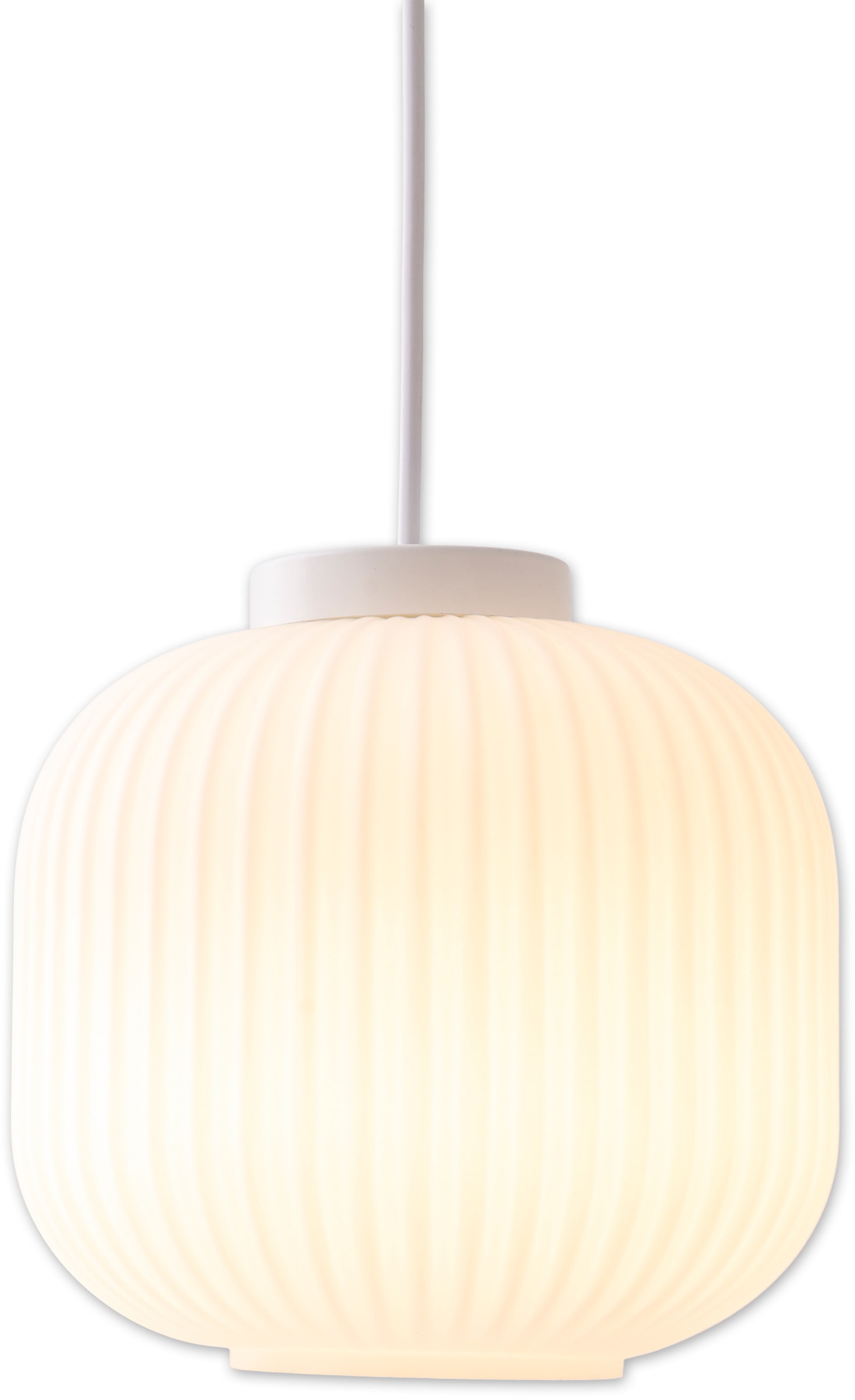 näve Pendelleuchte »Geneva«, 1 flammig, Leuchtmittel E27 Leuchtmittel wechselbar, Pendelleuchte,Milch-Glas weiss, 1xE27 max.40W