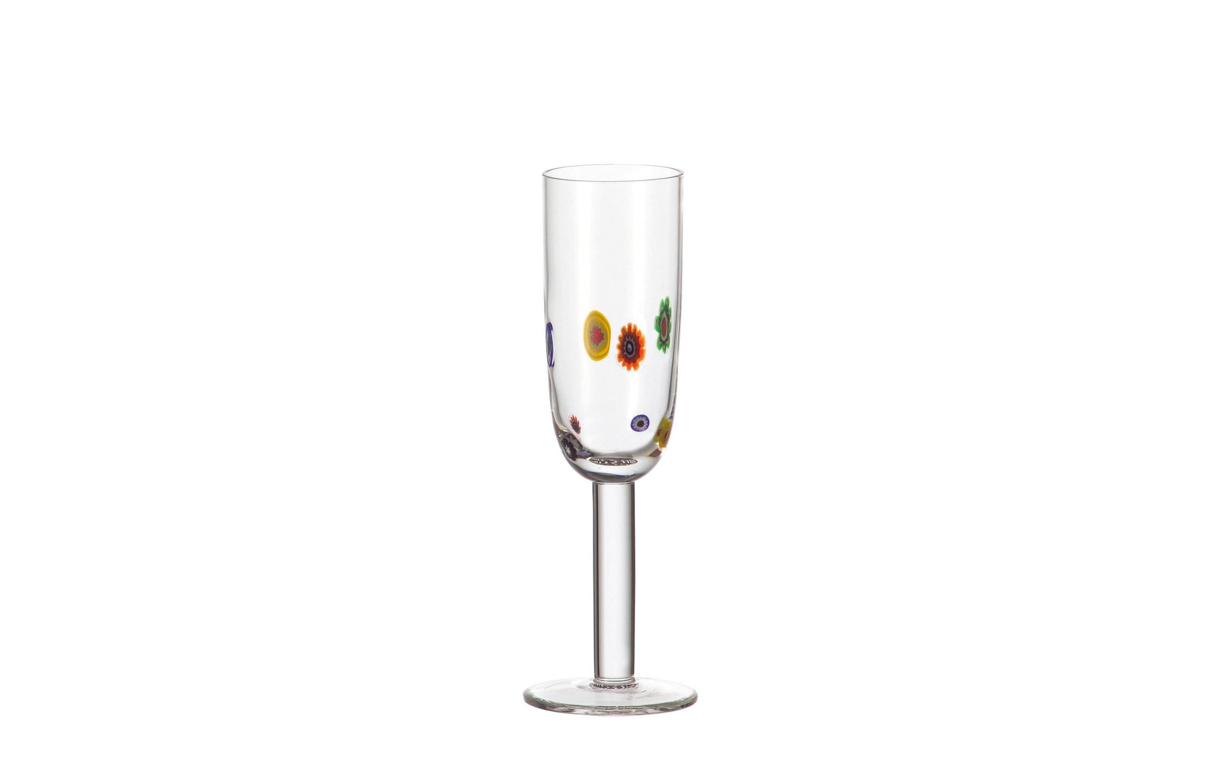 LEONARDO Sektglas »Millefiori 1.8 dl, 6 Stück«, (Set, 6 tlg.), 6 teilig