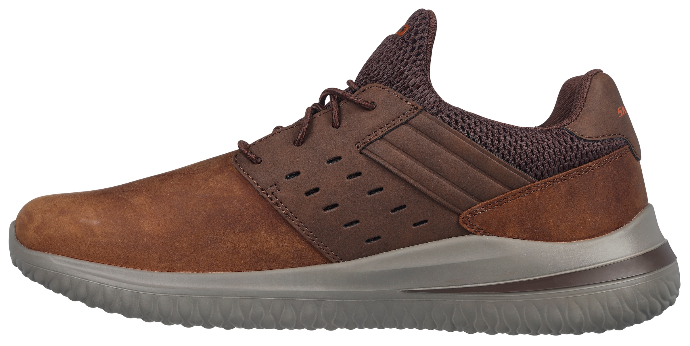 Skechers Slip-On Sneaker »DELSON 3.0«, Sneaker, Freizeitschuh, Slipper mit Goga Mat®-Fussgewölbestützung