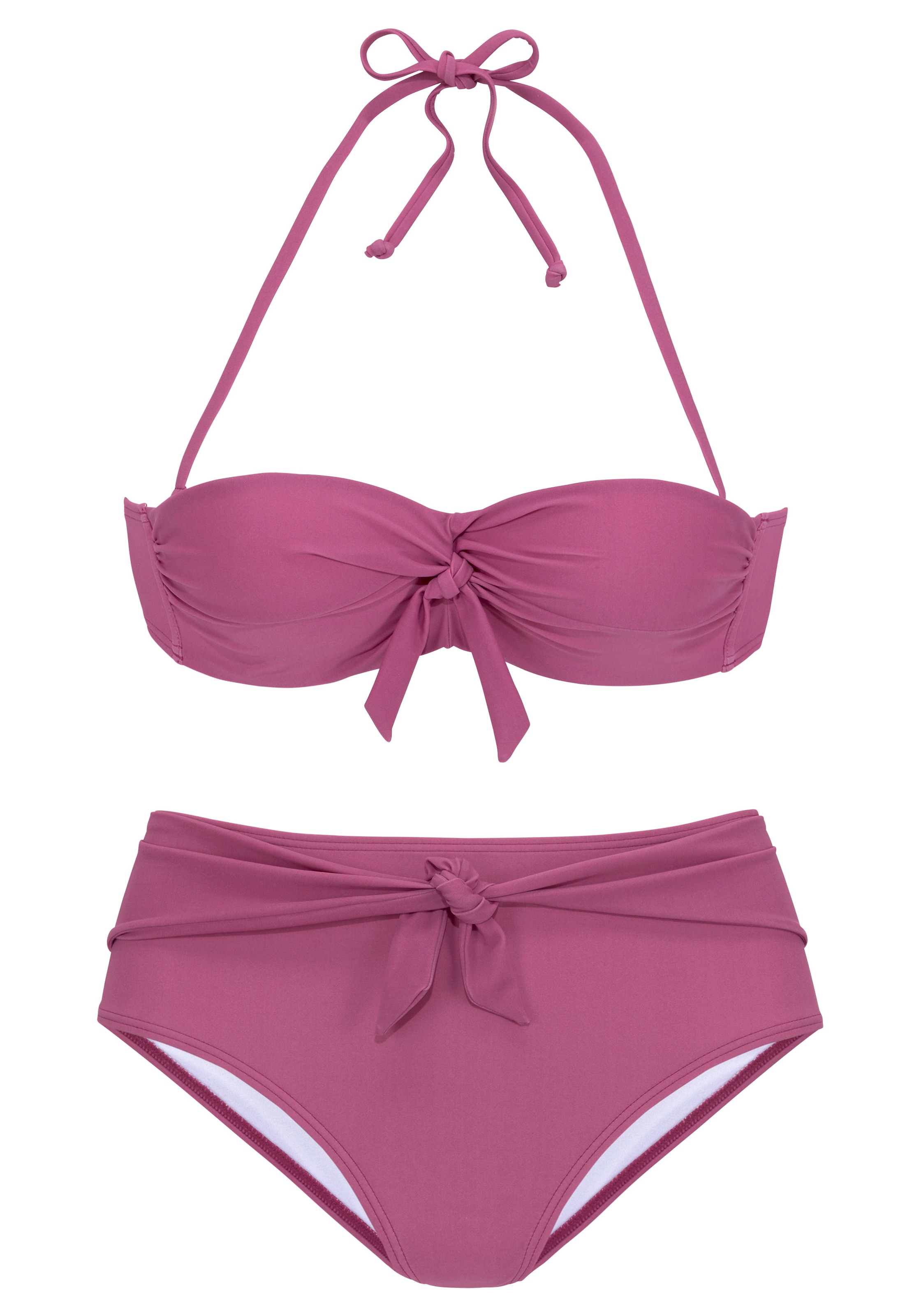 Buffalo Bügel-Bandeau-Bikini, mit Zierschleifen