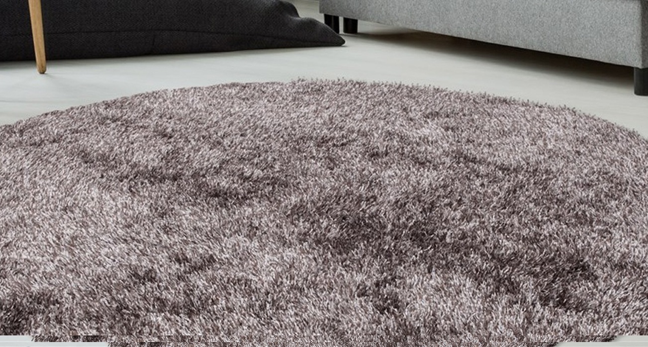 Bruno Banani Hochflor-Teppich »Alga«, rund, 40 mm Höhe, Uni-Farben, besonders weich und kuschelig