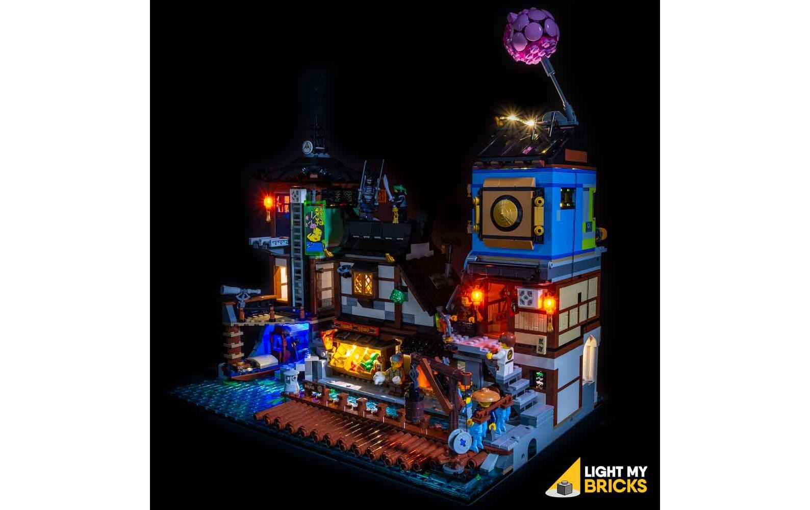 Konstruktionsspielsteine »LEGO Ninjago City Docks #70657 Light Kit«, (59 St.)