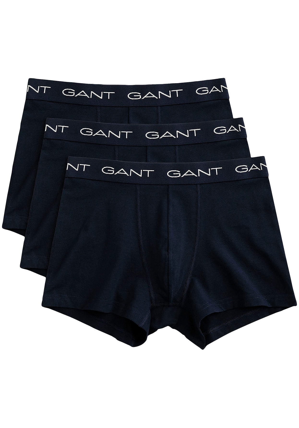 Gant Boxershorts Packung, 3, 3 Stk. mit elastischem Logobund