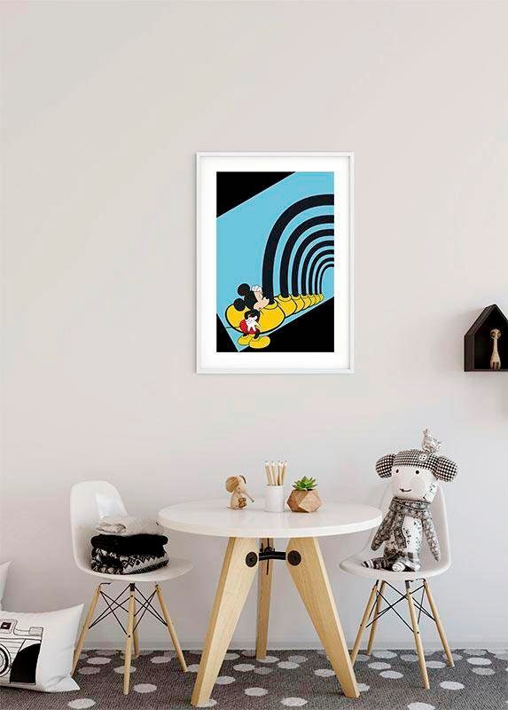 ✵ Komar (1 Jelmoli-Versand Schlafzimmer, Wohnzimmer bestellen St.), online Kinderzimmer, Disney, Foot »Mickey Mouse Poster | Tunnel«