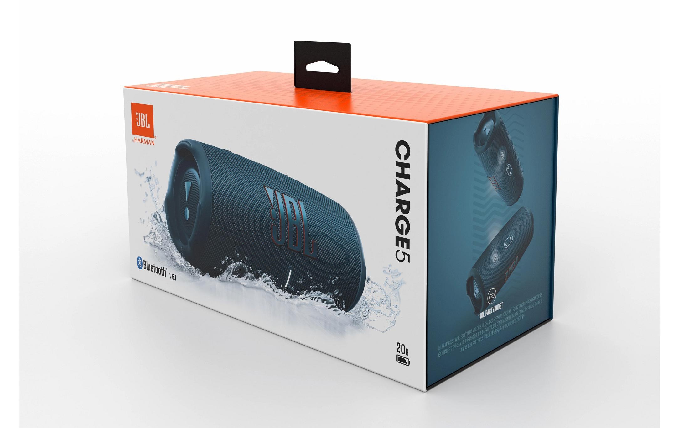 JBL Bluetooth-Speaker »Charge 5 Blau«