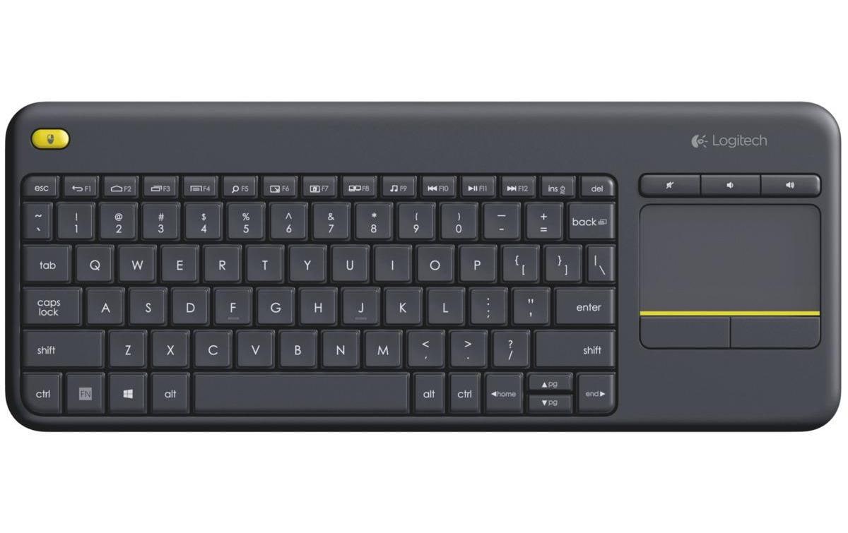 Logitech PC-Tastatur »K400 Plus US-Layout«, (Ziffernblock-Touchpad)