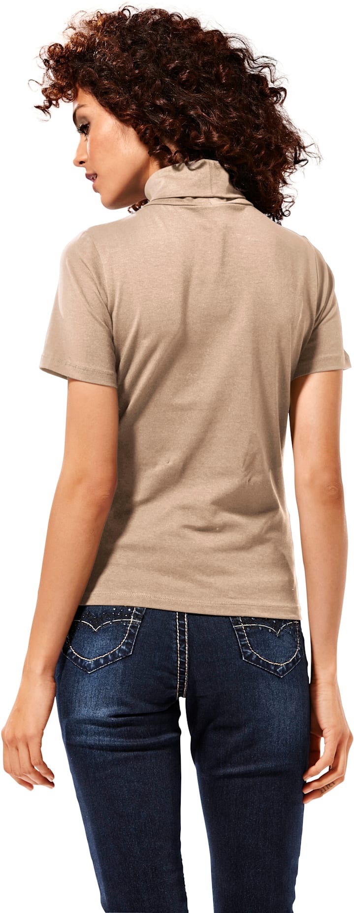 heine Rollkragenshirt »Rollkragen-Shirt«, (1 tlg.)