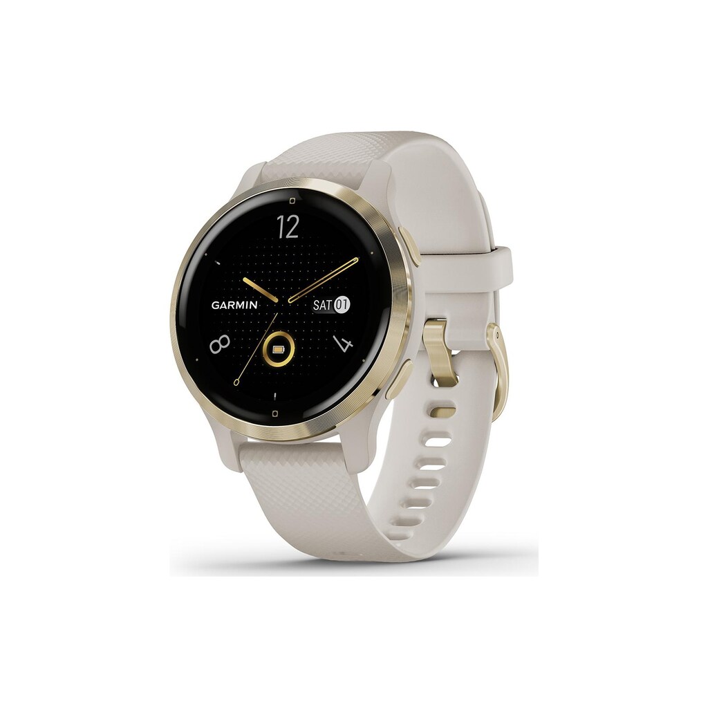 Garmin Smartwatch »Venu 2S Goldfarben/Beige«