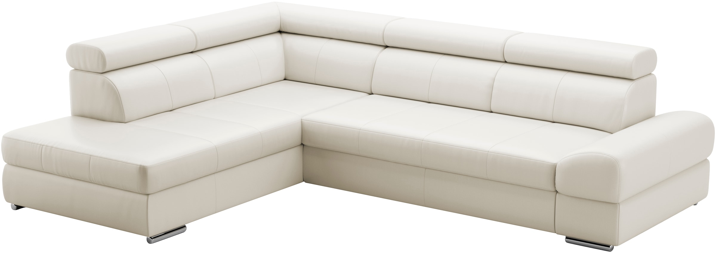 sit&more Ecksofa »Broadway L-Form«, mit verstellbaren Kopfteilen, wahlweise mit Bettfunktion