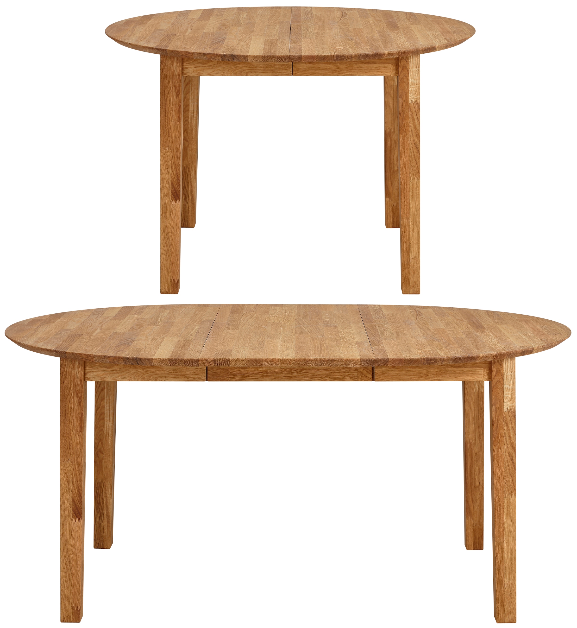 Home affaire Esstisch »Time Massivholz FSC Holztisch«, Durchmesser 120 cm, mit Auszugsfunktion, Küchentisch, Bestseller