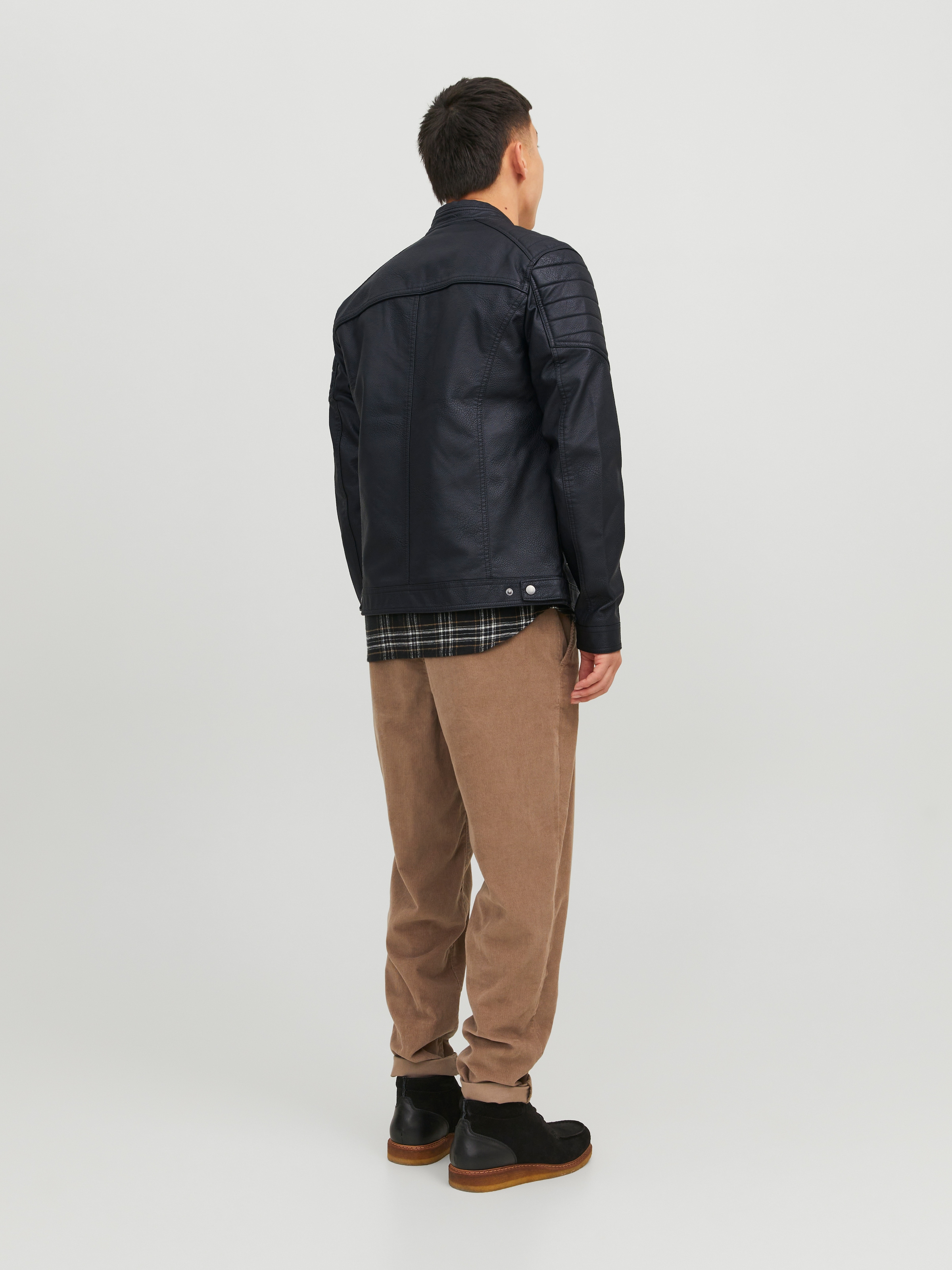 Jack & Jones Lederimitatjacke »JJEROCKY JACKET NOOS«