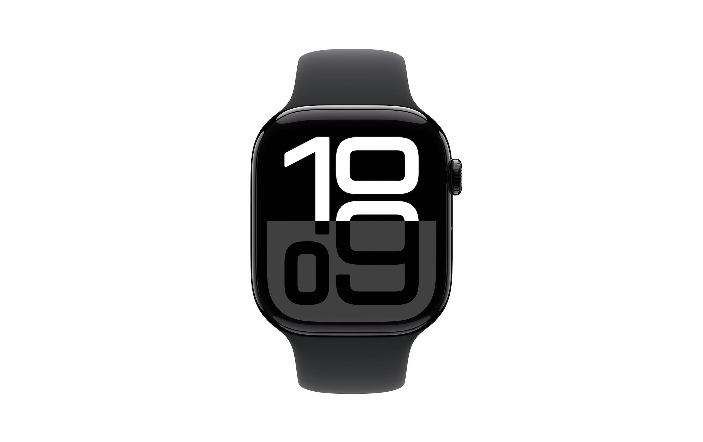 Apple Watch Series 10 Aluminium, 46 mm, GPS + Cellular, Sport Band S/M, Diamantschwarz