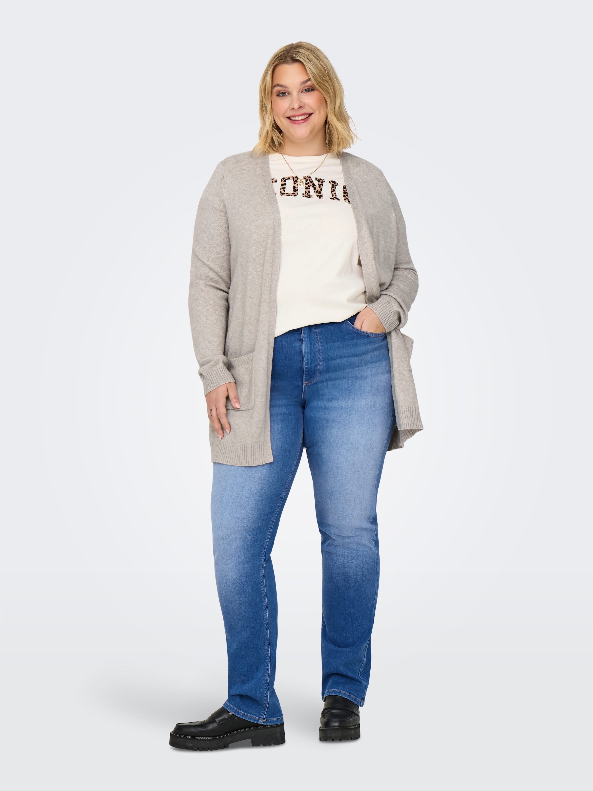 ONLY CARMAKOMA High-waist-Jeans »CARWILLY HW STRAIGHT DNM REA12187 NOOS«