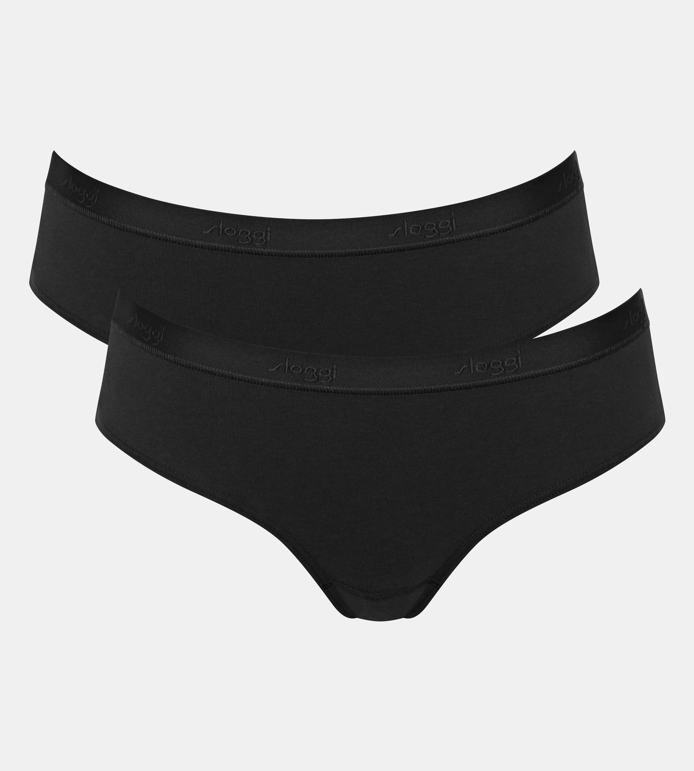 sloggi Hipster »GO Casual« 2er Pack, weich, atmungsaktiv, Baumwollmix
