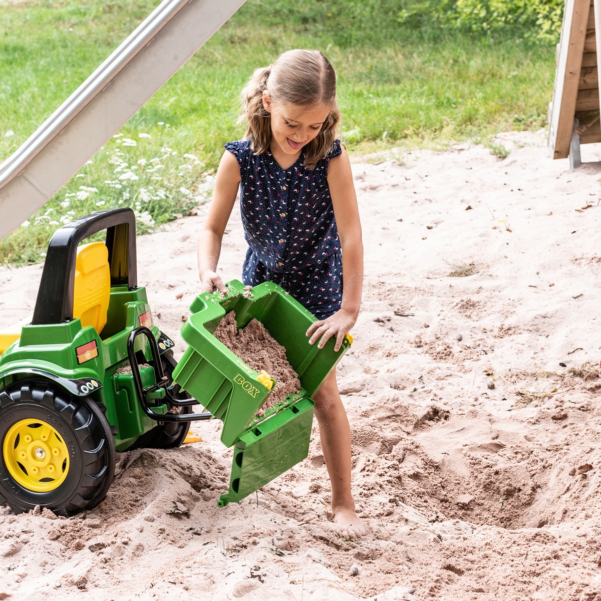 rolly toys® Kinderfahrzeug-Anhänger, Anhängerbox für Tretfahrzeug