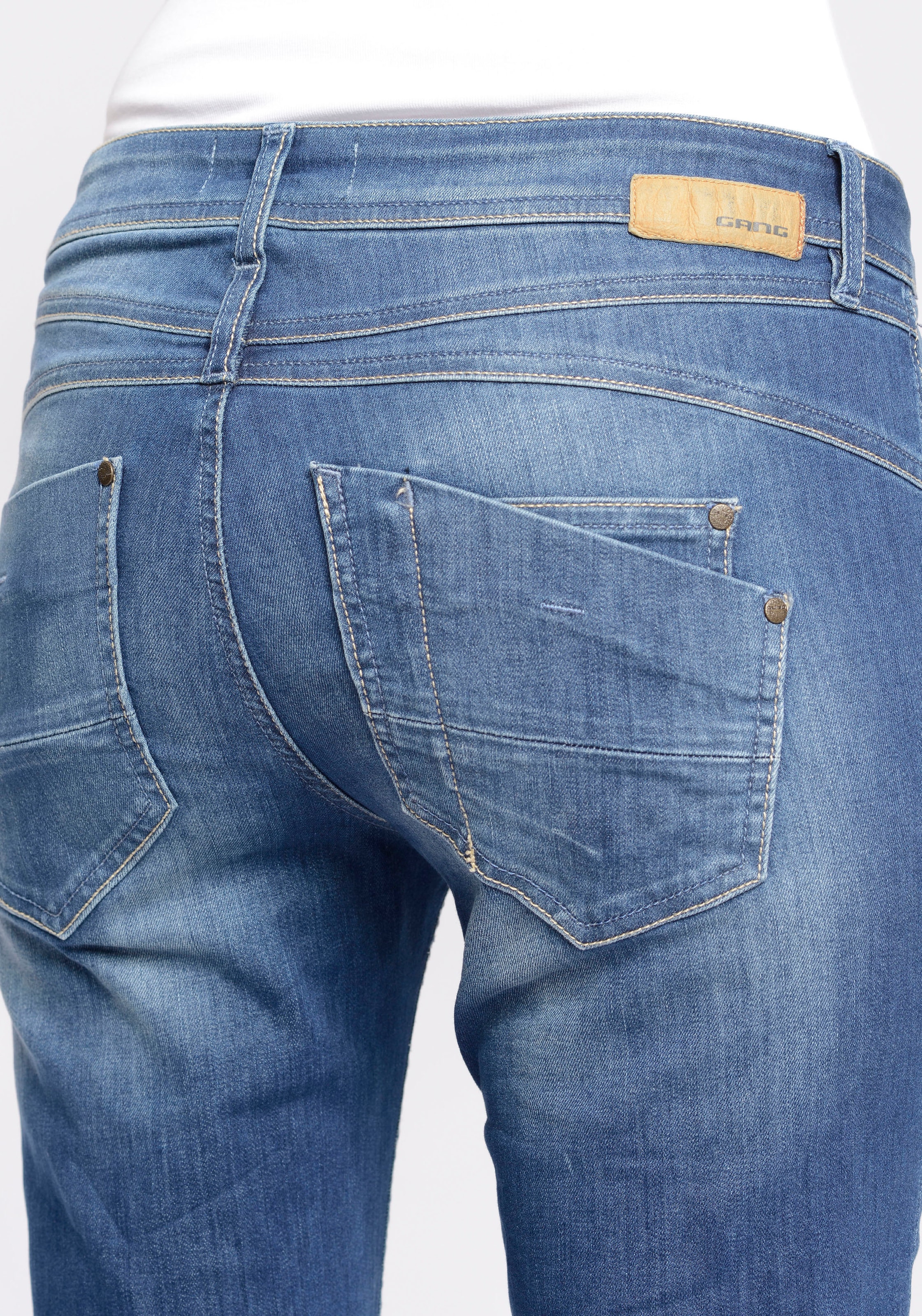 GANG Relax-fit-Jeans »94Amelie Relaxed Fit«, mit Used-Effekten