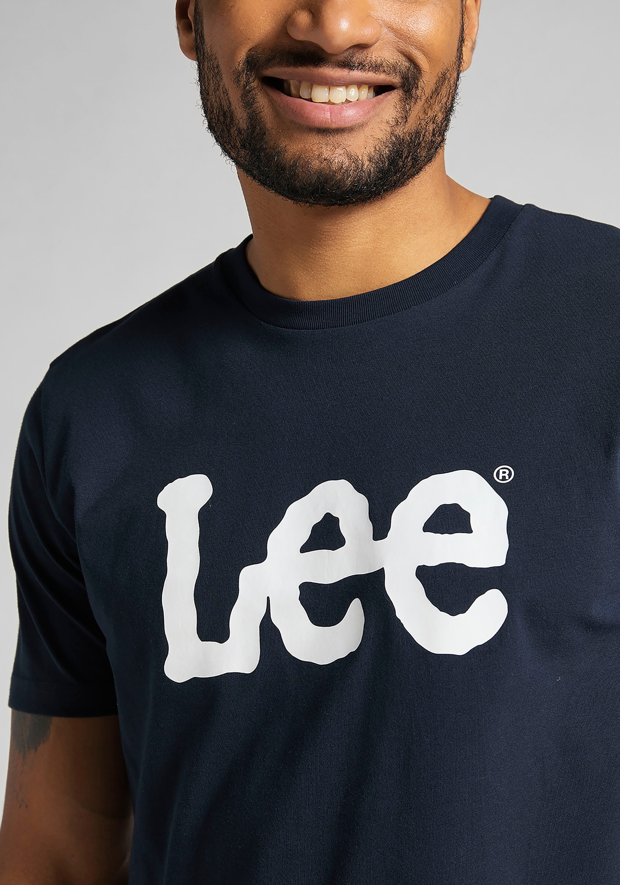 Lee® T-Shirt »Wobbly LOGO TEE«