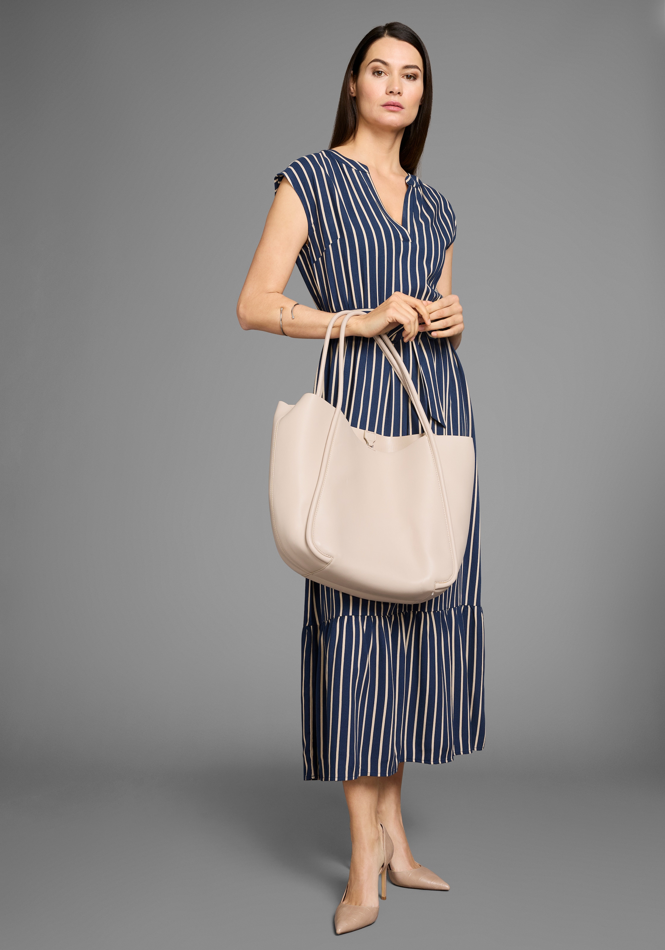 HECHTER PARIS Midikleid, mit Bindeband