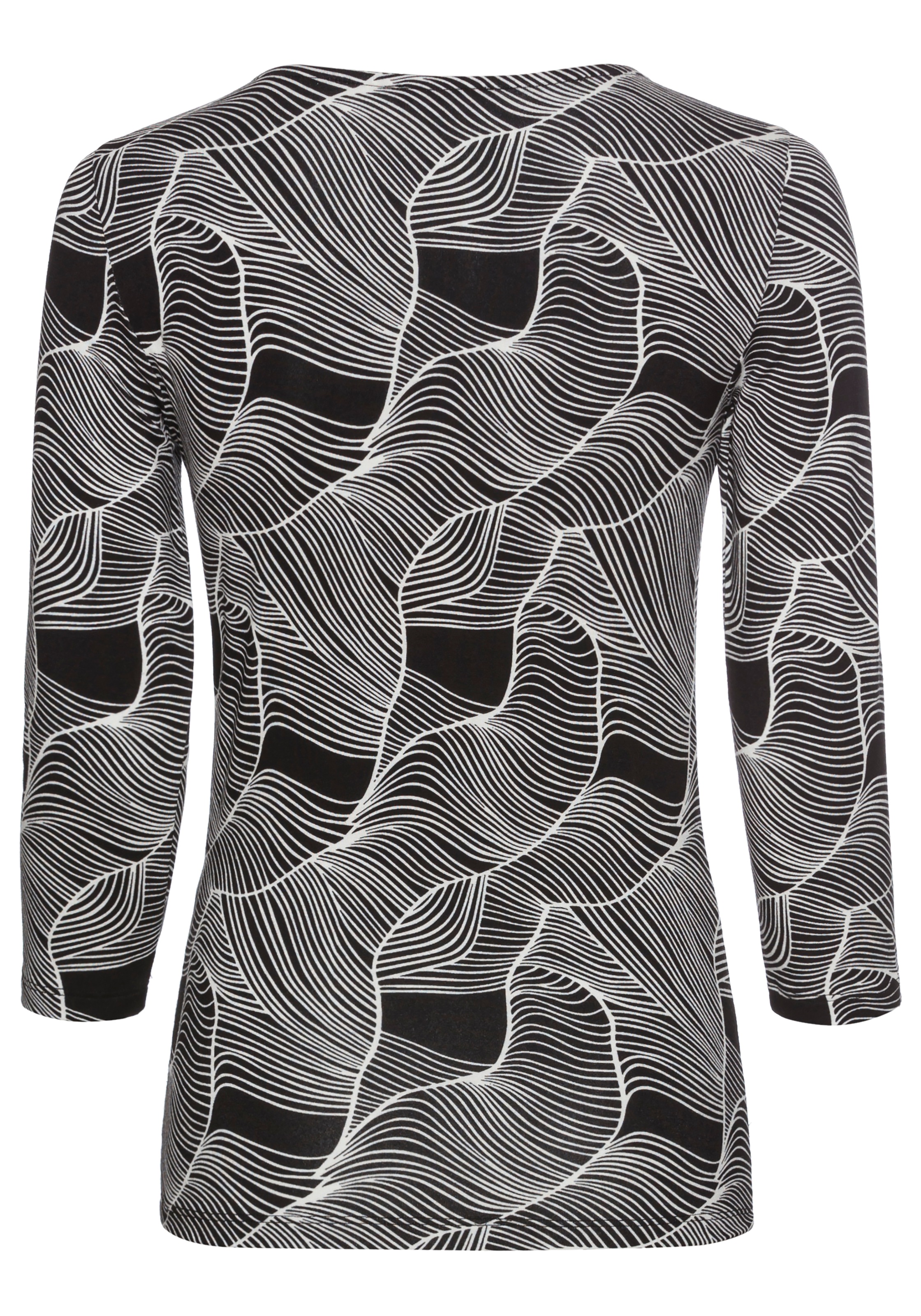 HECHTER PARIS 3/4-Arm-Shirt, mit modernem Print - NEUE KOLLEKTION