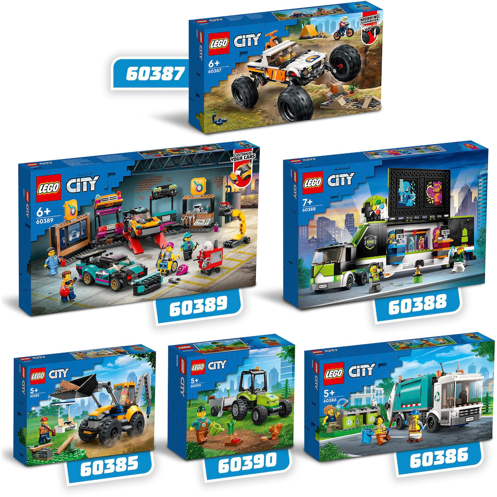 LEGO® Konstruktionsspielsteine »Offroad Abenteuer (60387), LEGO® City«, (252 St.)