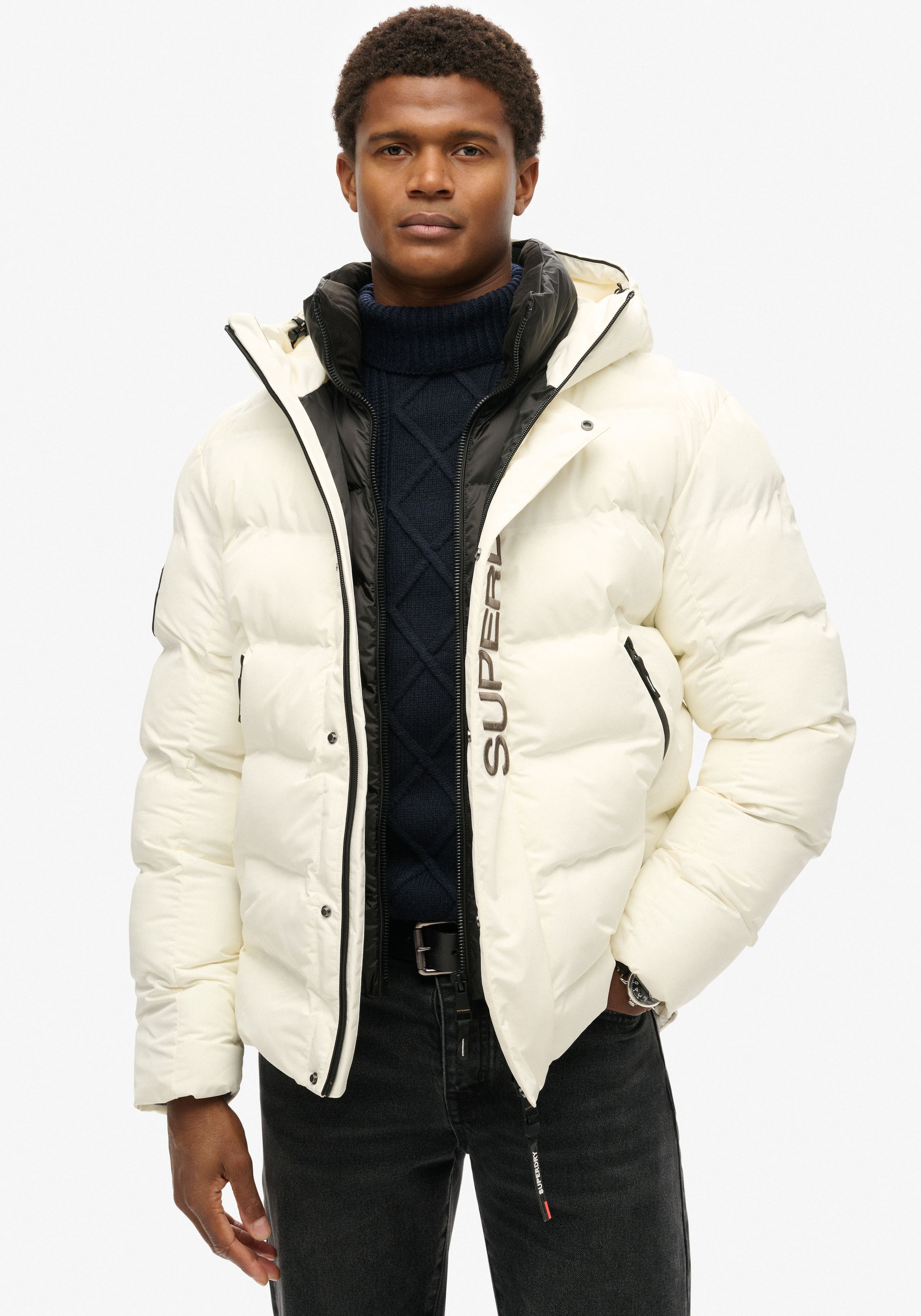 Superdry Steppjacke »Hooded City Graphic Puffer Jkt«