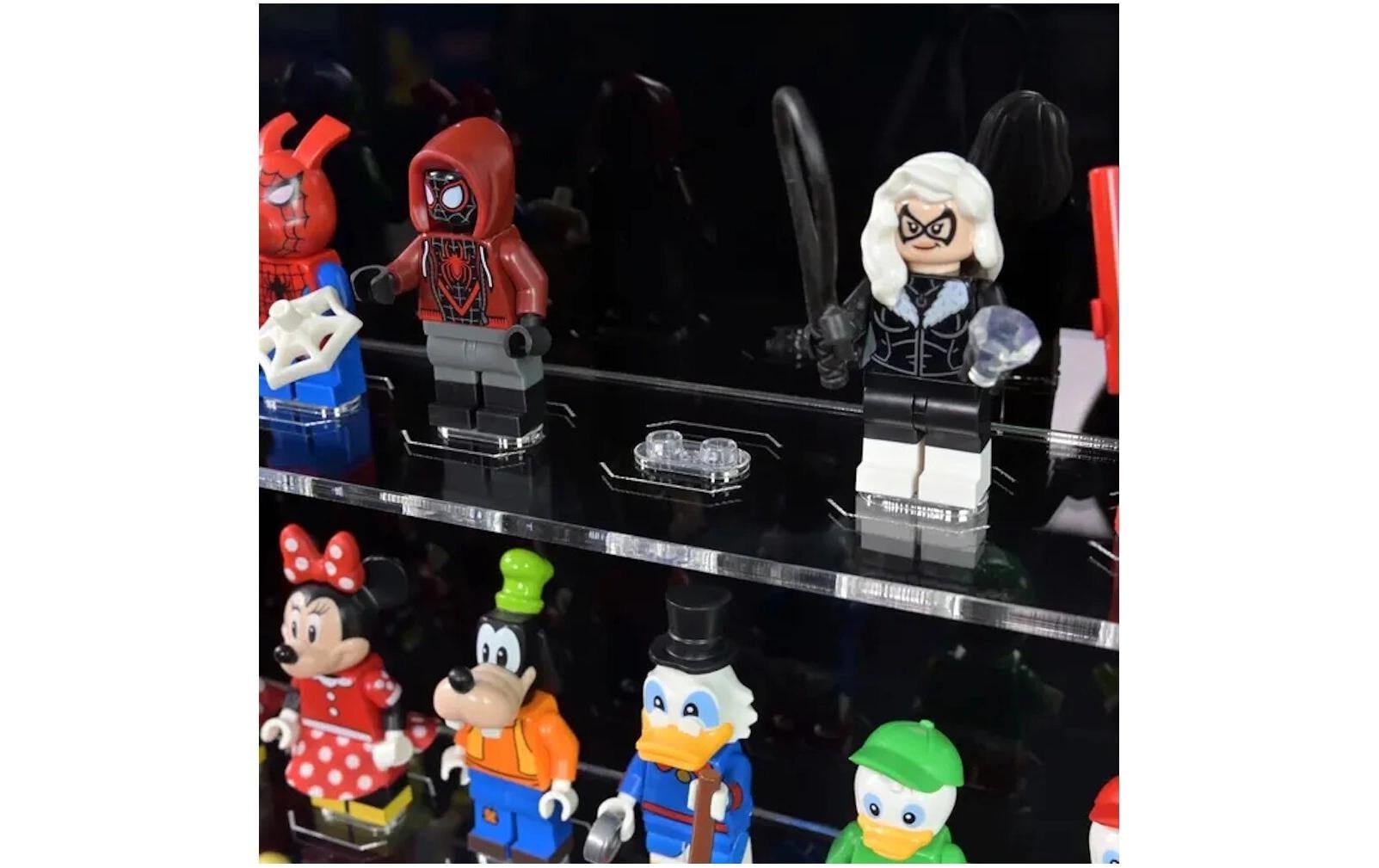 Holzbaukasten »iDisplayit Acryl-Wand-Display für 60 LEGO-Minifiguren«