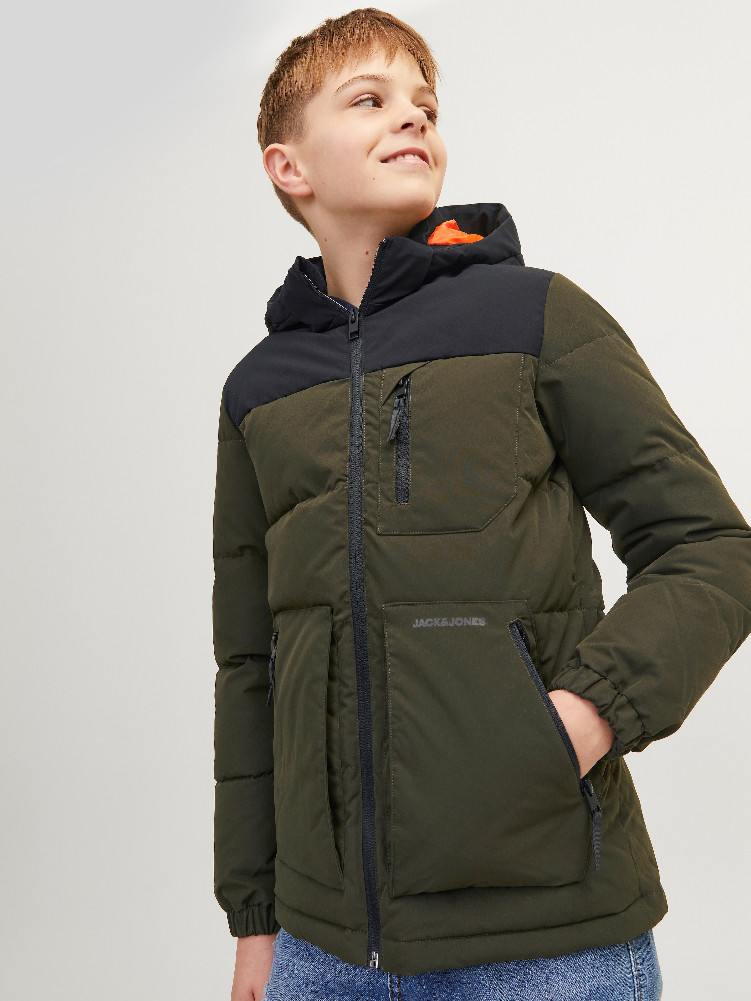 Jack & Jones Junior Steppjacke »JJEOTTO PUFFER JACKET SN JNR«, mit Kapuze