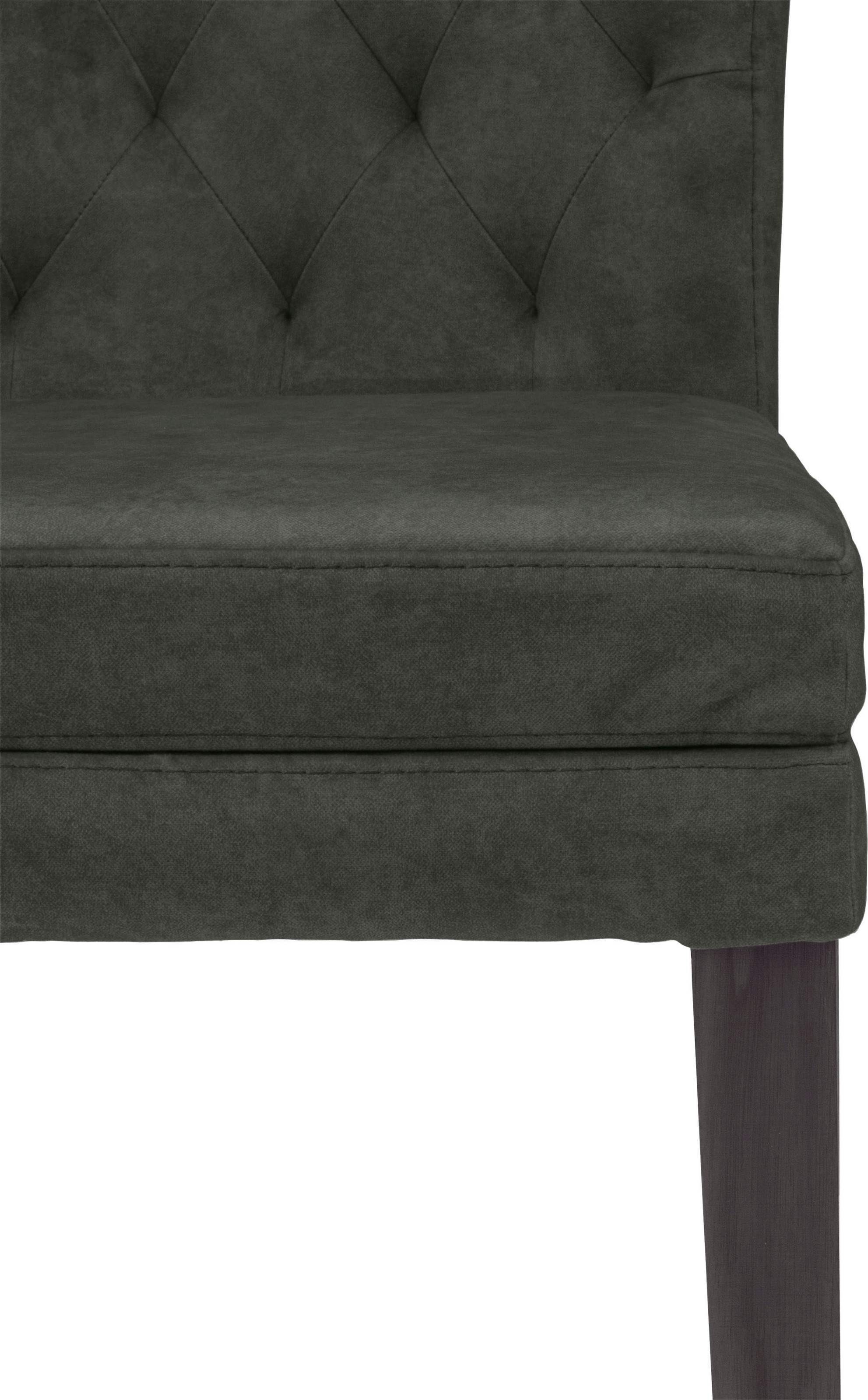 Home affaire 4-Fussstuhl »Colorado«, (Set), 2 St., Samtvelours, Beine aus Buche, wengefarben lackiert, Im 2er, 4er oder 6er-Set