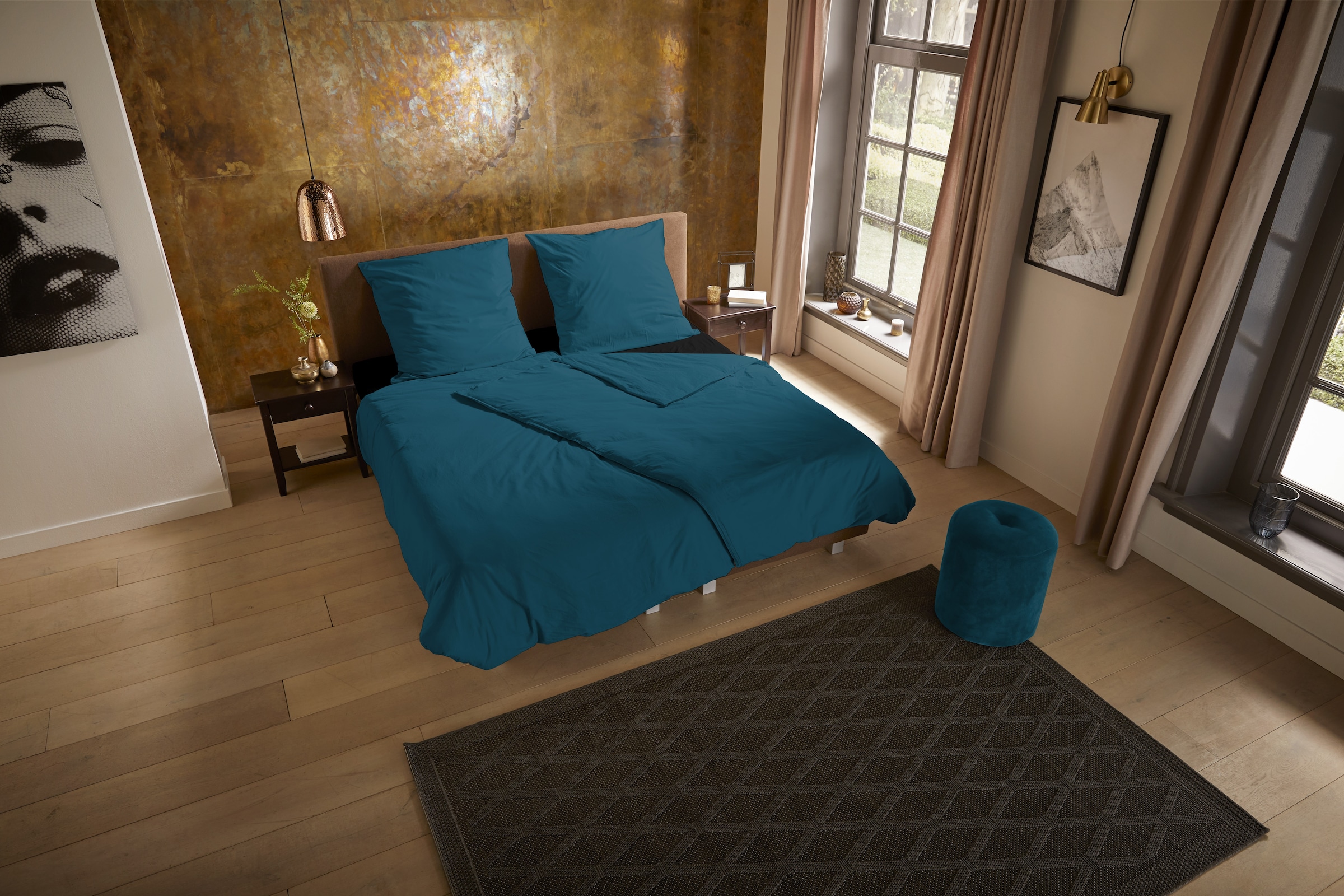 PURE luxury collection Bettwäsche »Pure uni«, Mikrofaser, Pflegeleicht, Weich, Uni, Unifarben, Reissverschluss