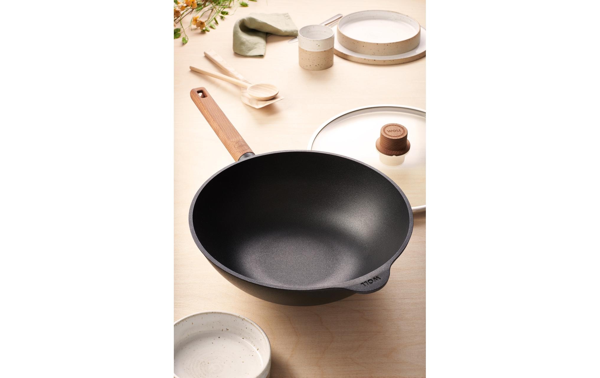 WOLL Wok »Eco Logic QXR 28 cm ohne abnehmbarem Griff«, Aluminium