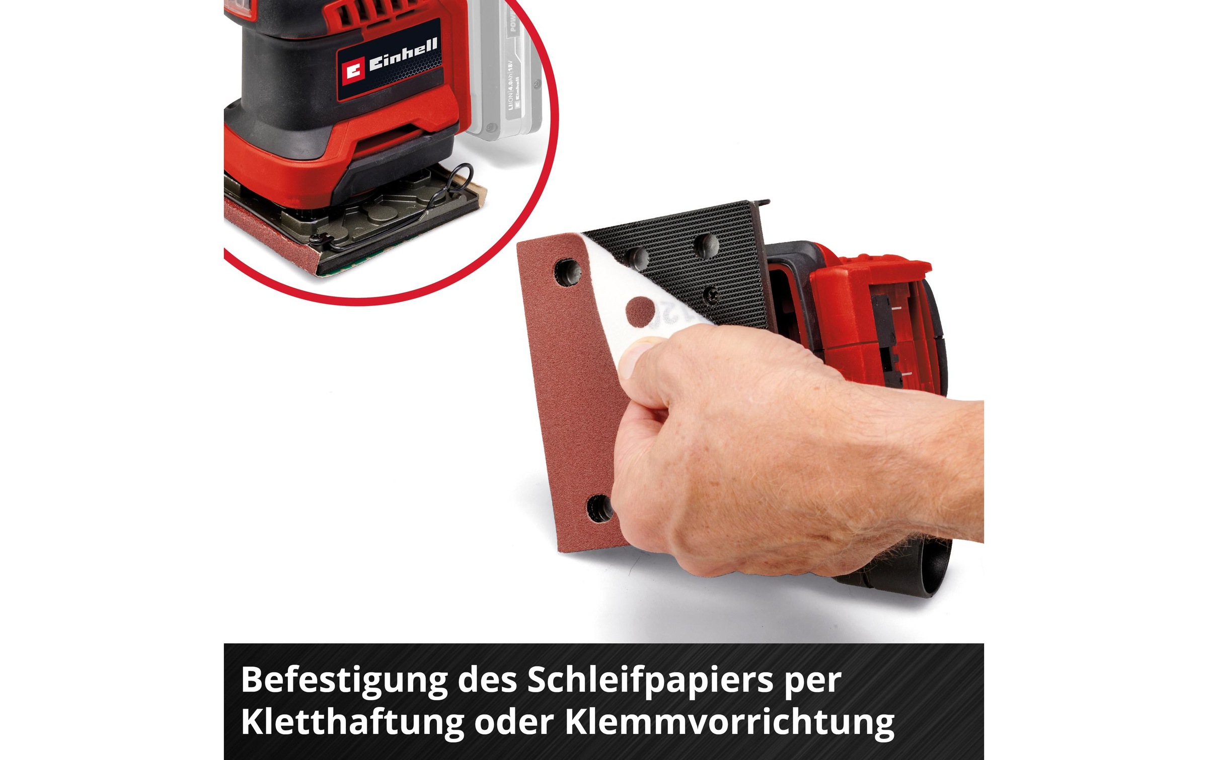 Einhell Akku-Schwingschleifer »TE-OS 18/113 Li – Solo«