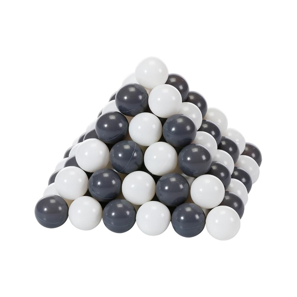 Knorrtoys® Bällebad »cm - 100 balls grey/creme«