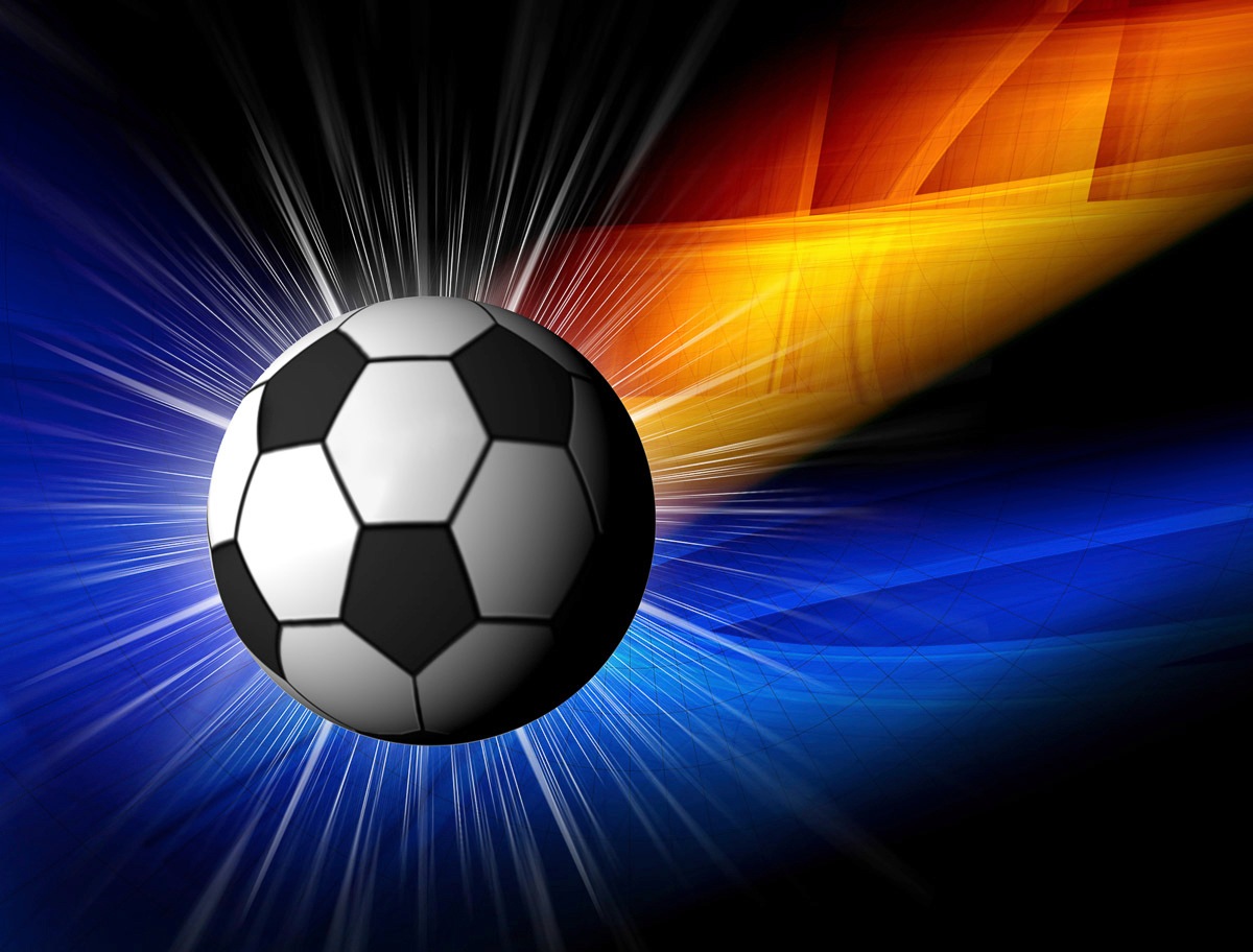 Papermoon Fototapete »Fussball«