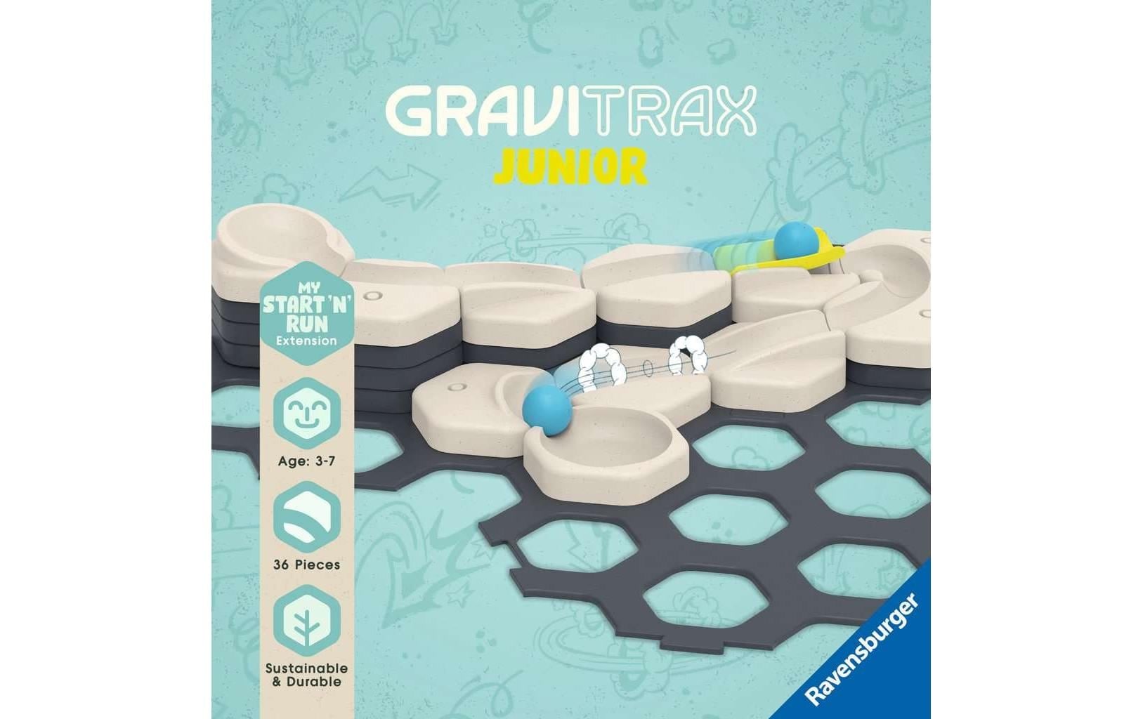 Kugelbahn »GraviTrax Junior Starter-Set S Start and Run«, (36 tlg.)